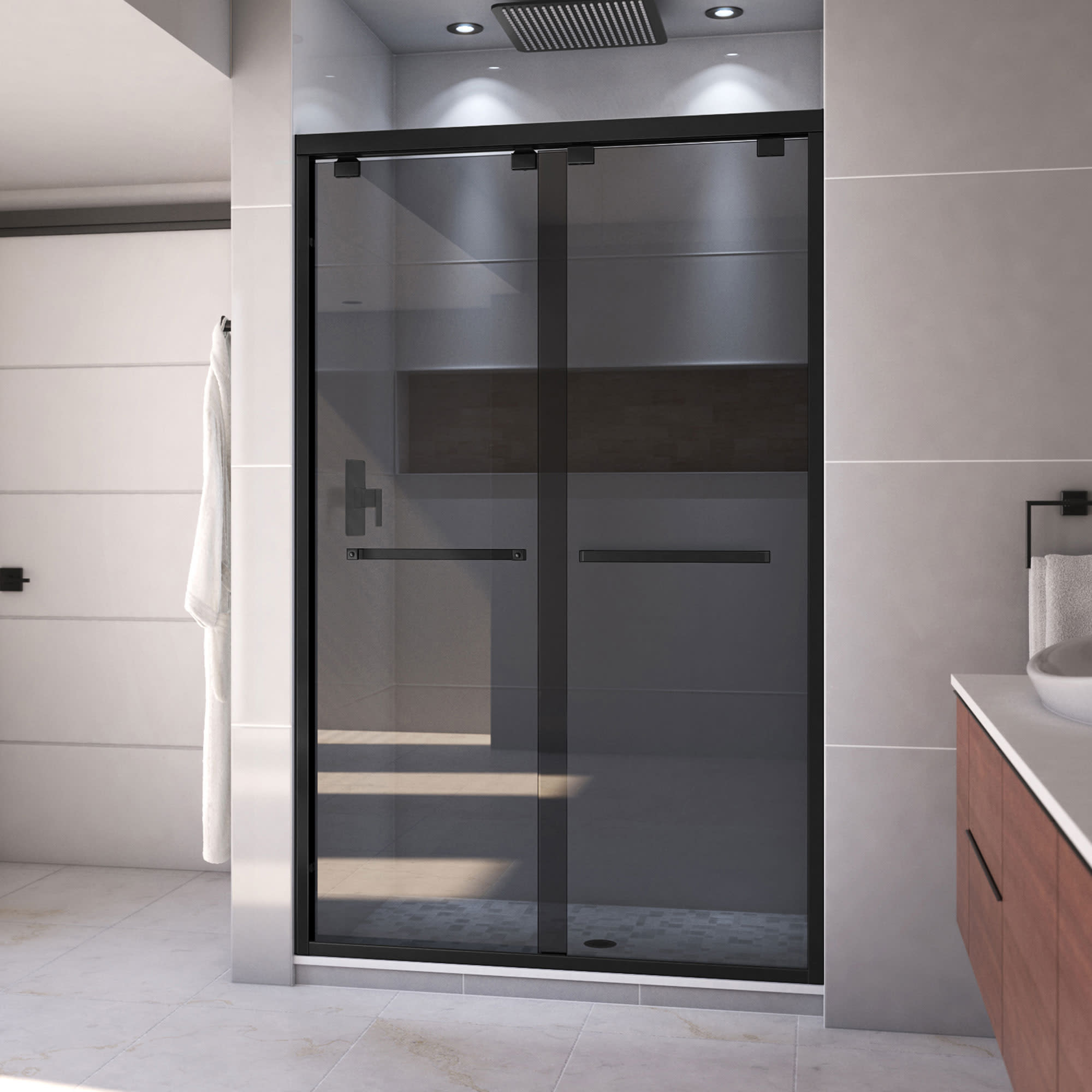 DreamLine SHDR-164876G Encore Shower Door With Smoke Gray Glass