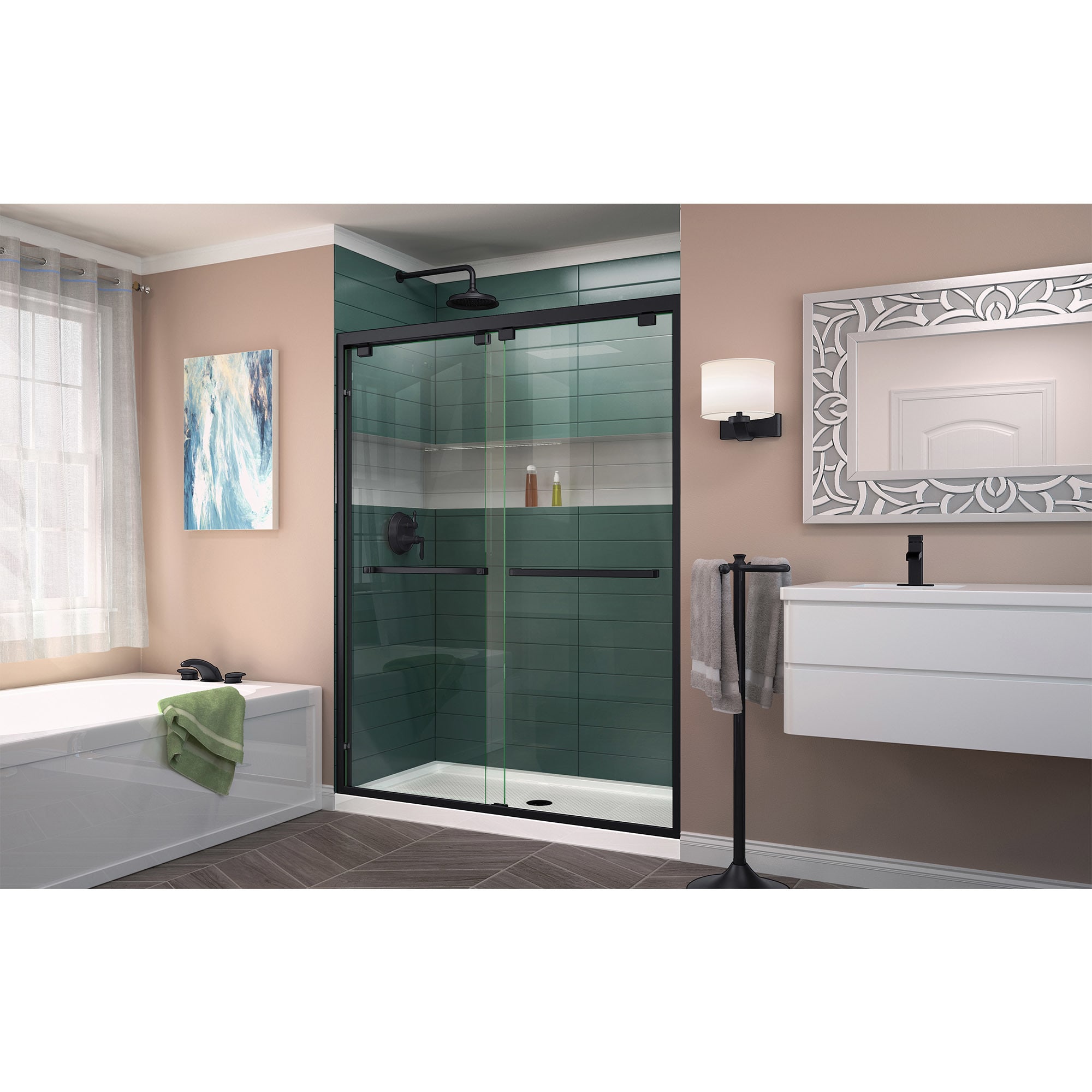 Dreamline Shdr 1654760 Encore Shower Door Qualitybath Com