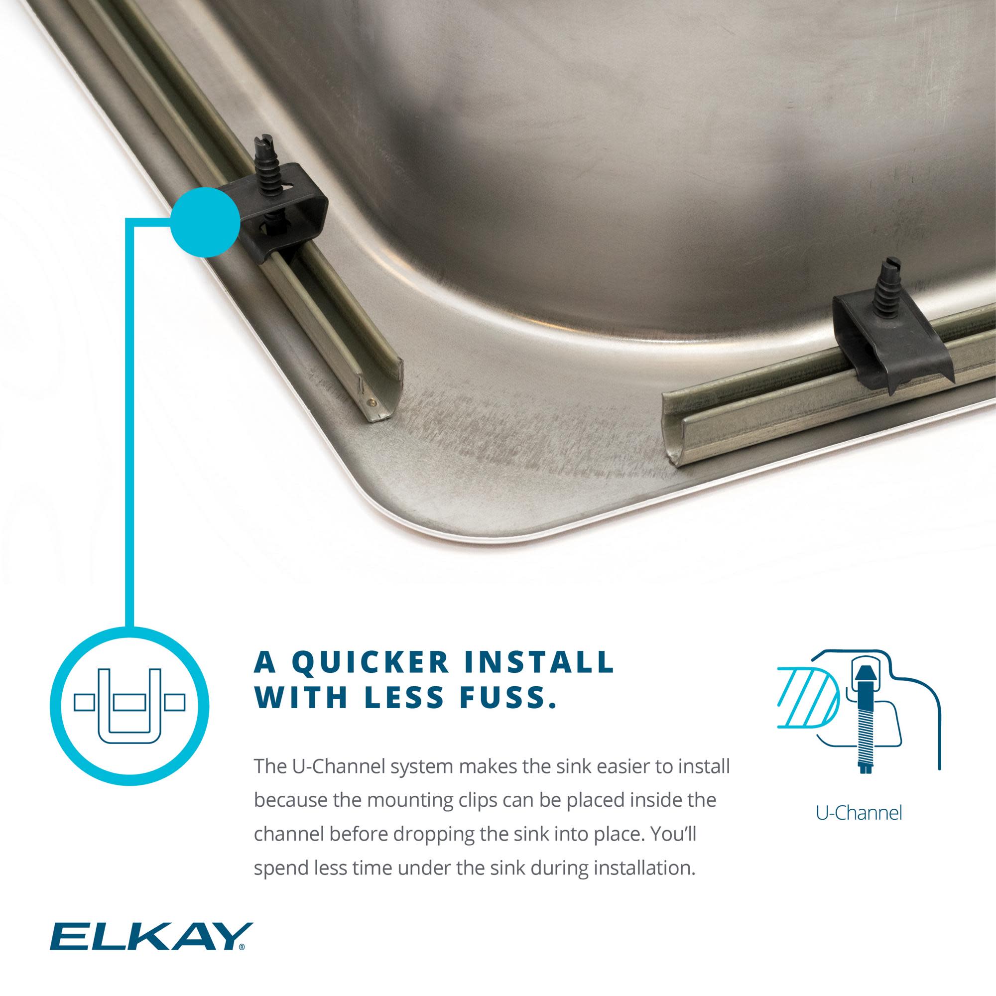 Elkay LRAD171660 Lusterstone 17