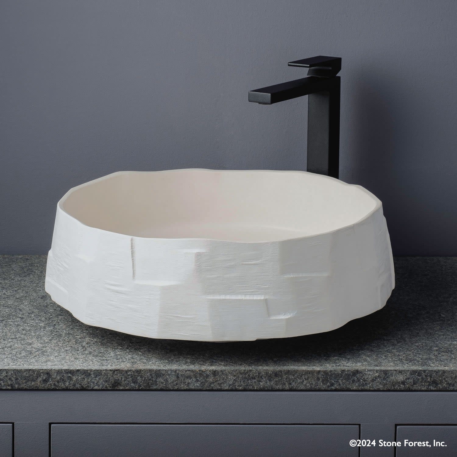 Stone Forest C145 DCL Edo Vessel Sink | QualityBath.com