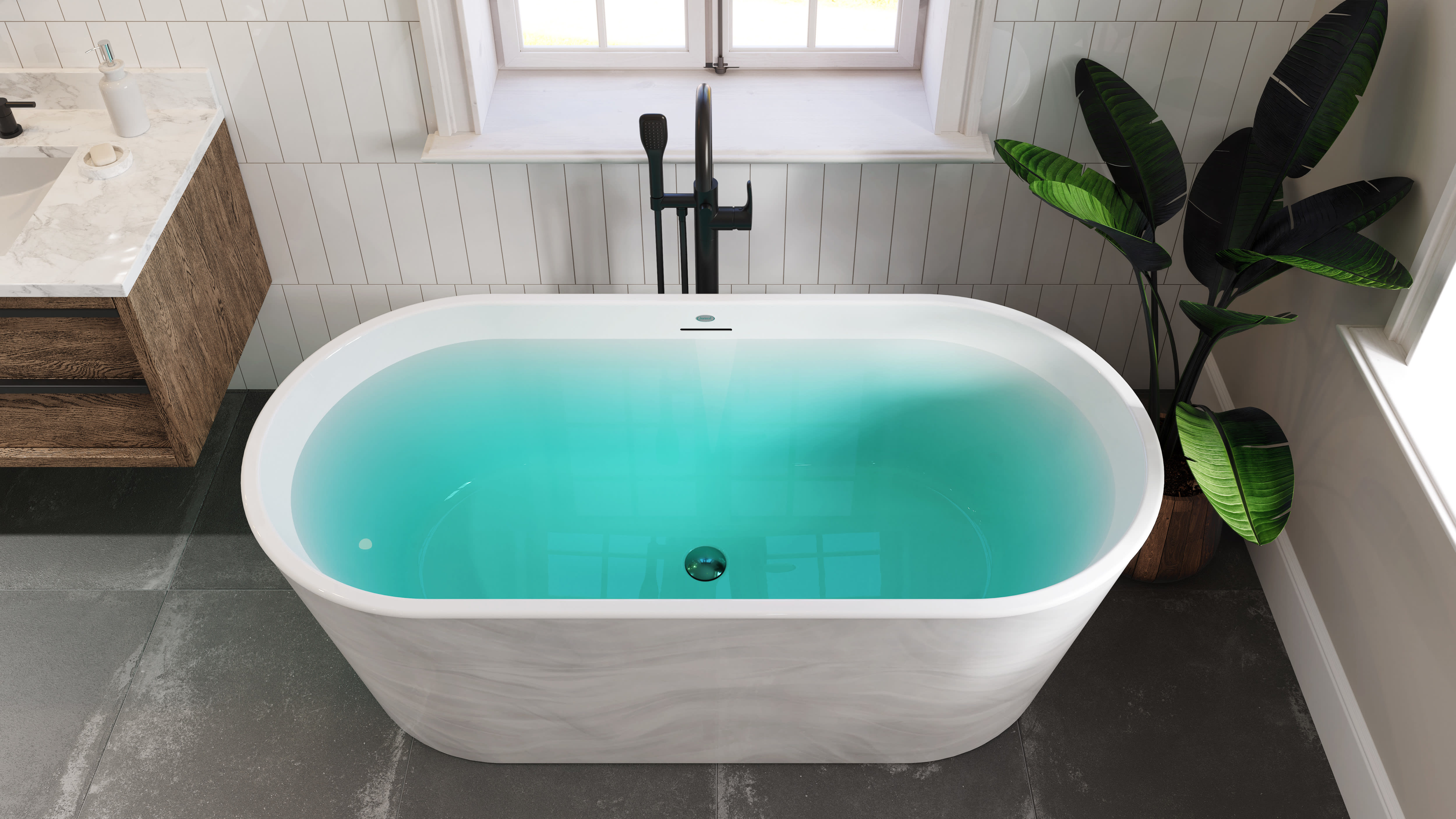Jacuzzi CELESTE6732S Celeste Freestanding Soaking Tub