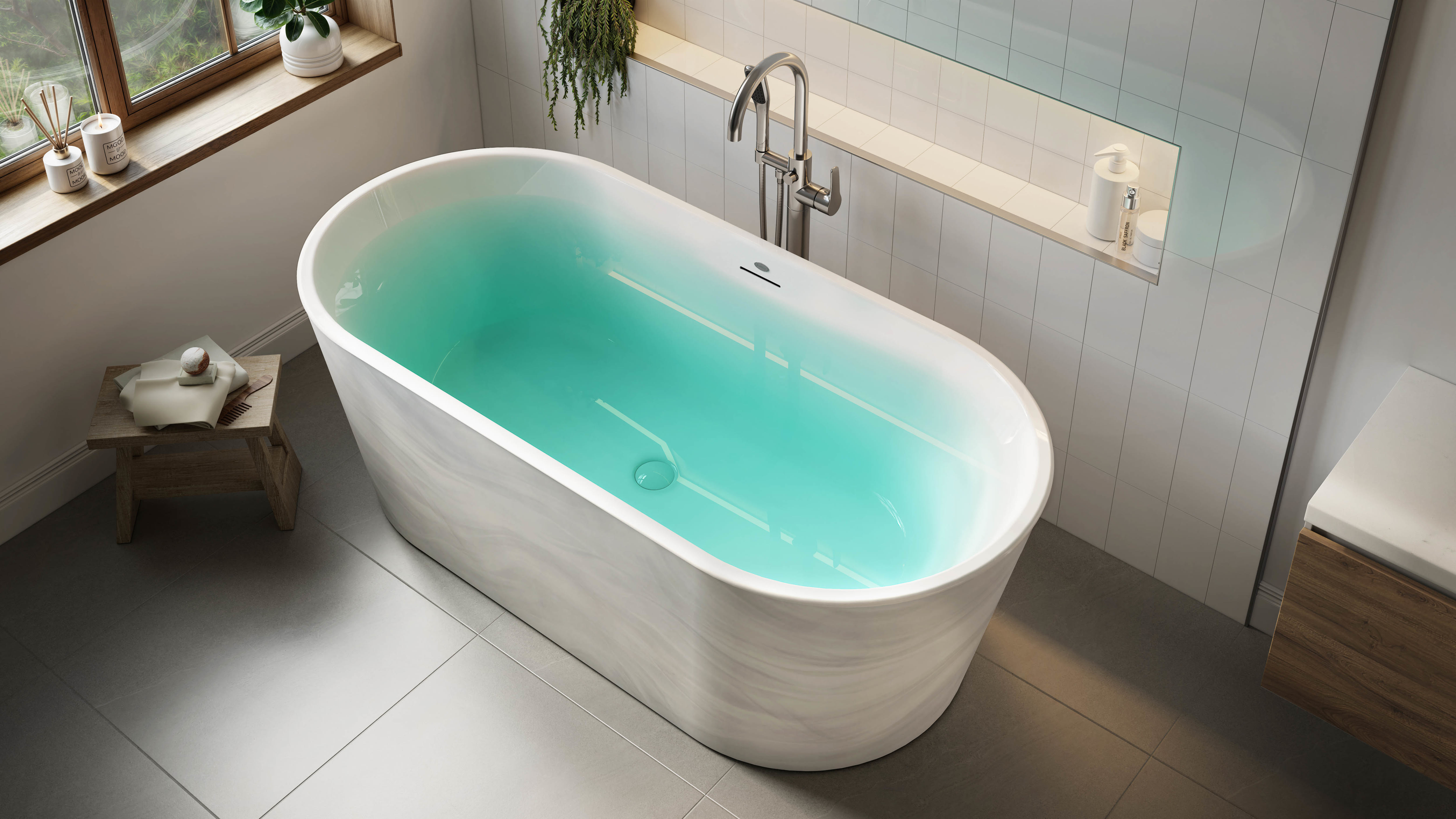 Jacuzzi CELESTE6732S Celeste Freestanding Soaking Tub