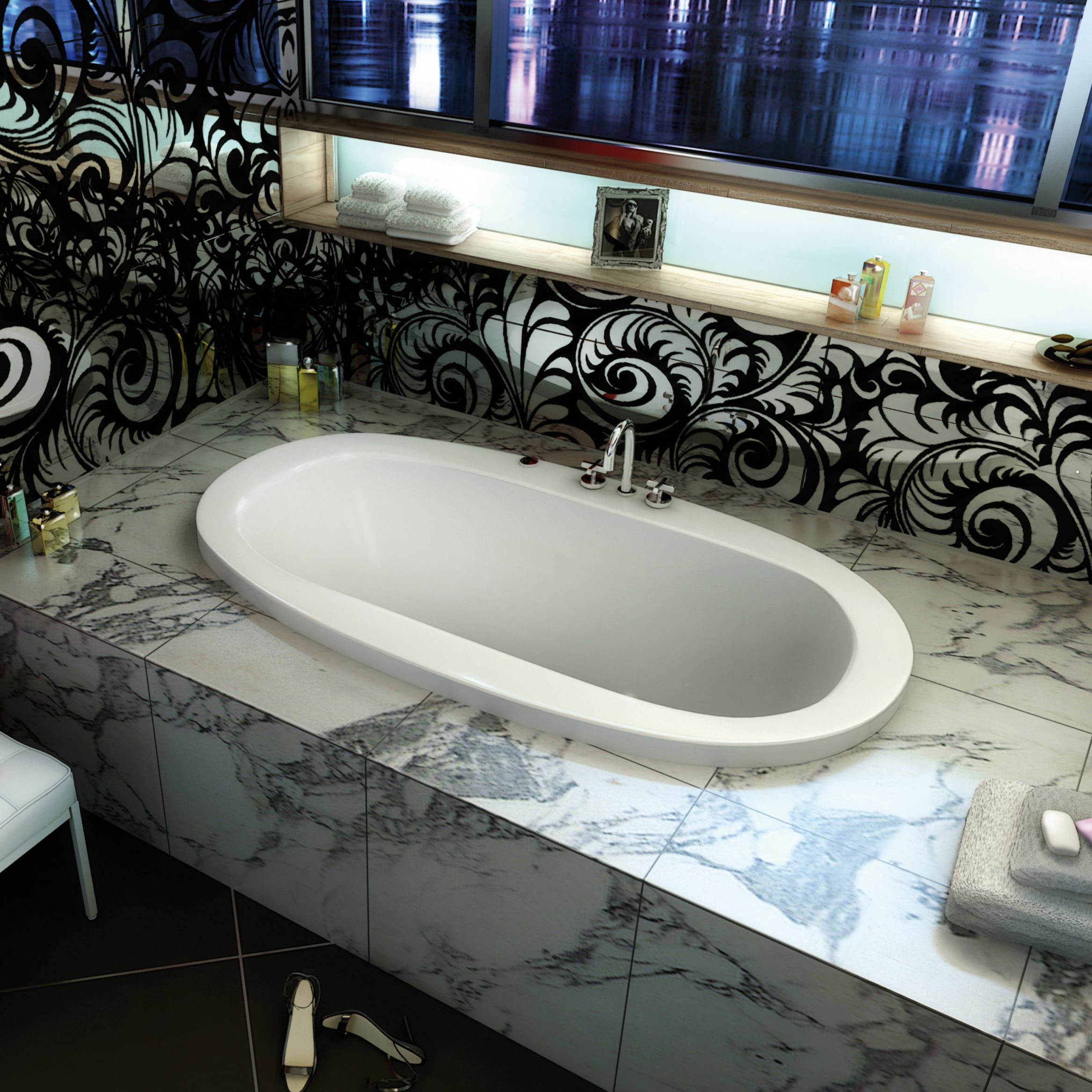 Maax 105509-055-001-104 Jazz 6636 Aerofeel Tub | QualityBath.com