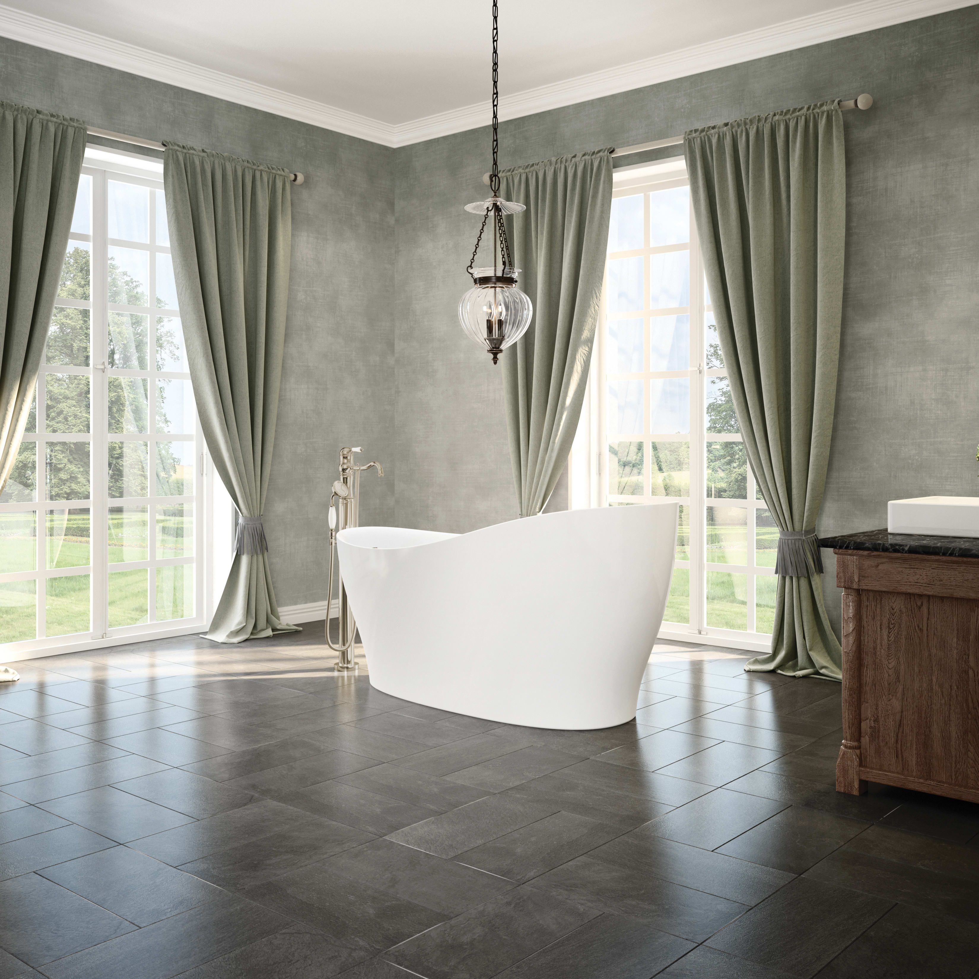 Maax 106387-000-001-000 Joan Freestanding Soaker Tub