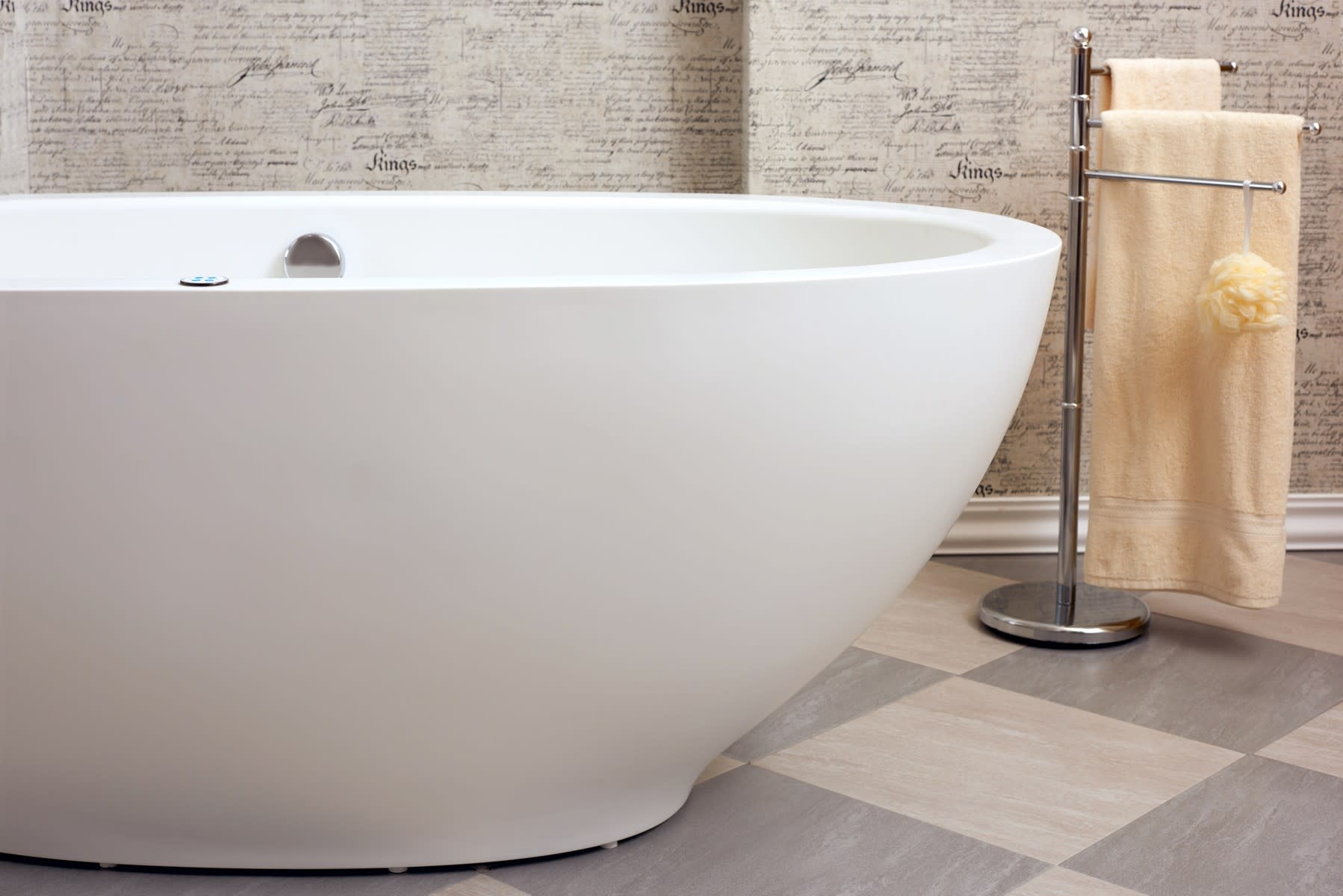 Aquatica Trinity-M-Wht Relax DurateX Air Massage Bathtub - Fine Matte