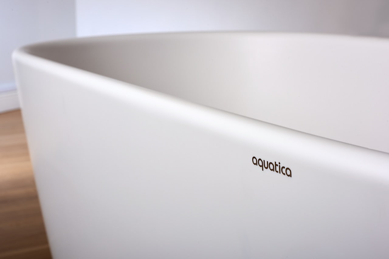 ᐈ 【Aquatica Lullaby-Mini-Wht™ Freestanding Solid Surface Bathtub】 Buy  Online, Best Prices