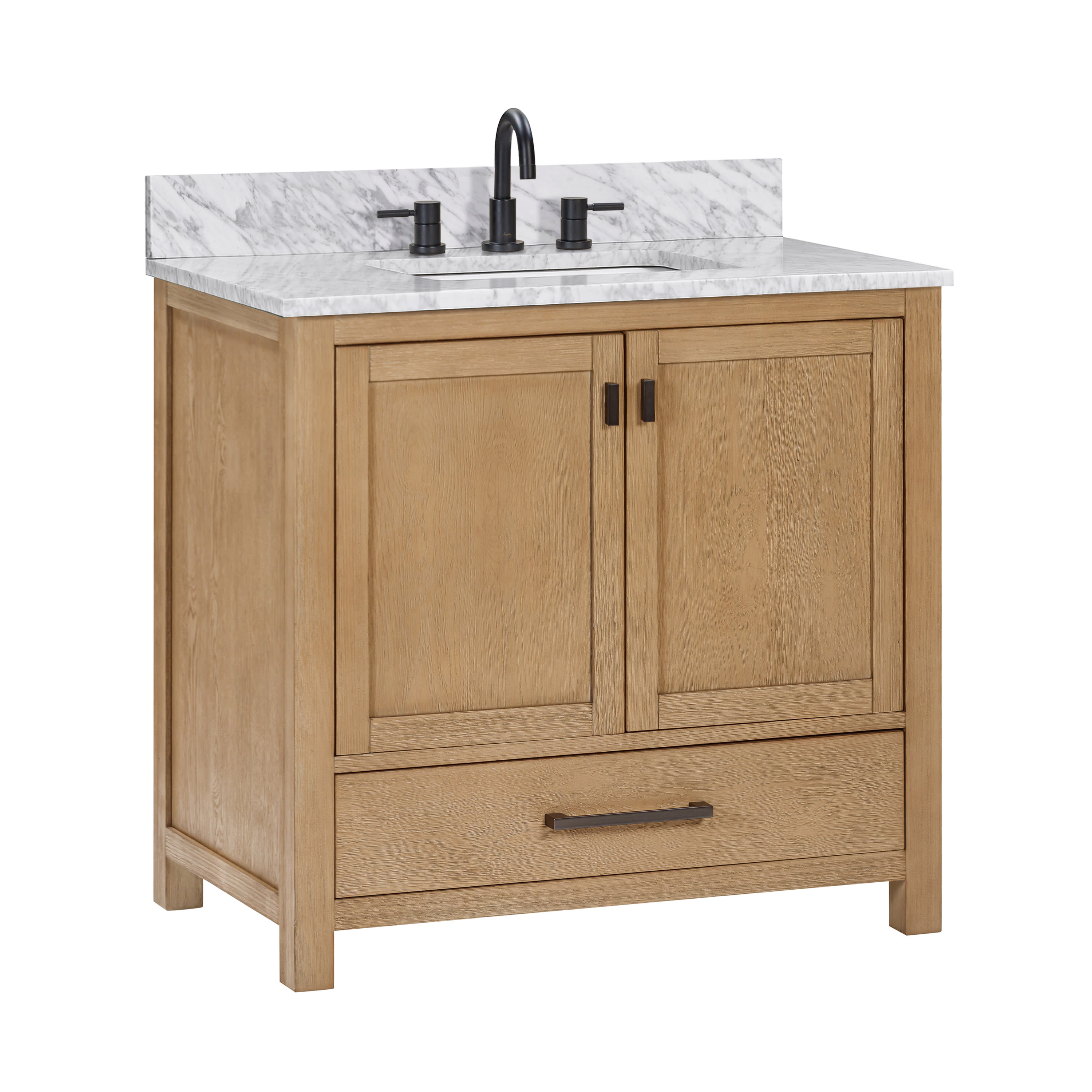 Avanity MODERO-VS37-OA-C Modero 37 Vanity Set With Marble Top |  QualityBath.com