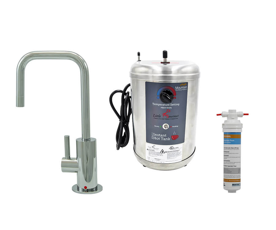Mountain Plumbing MT1830DIY-NL/PVDPN Hot Water Faucet With Hot