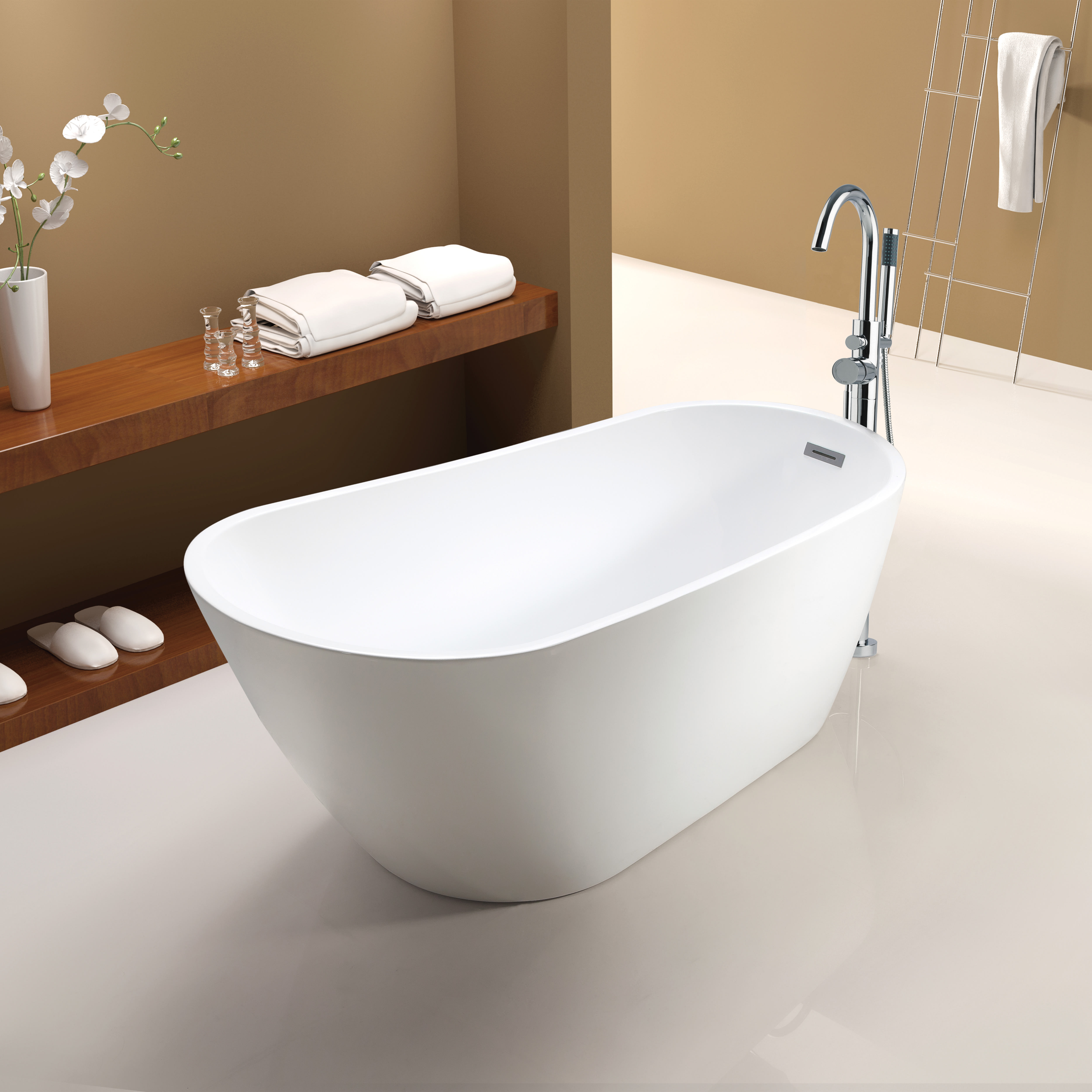 Neptune MAL3260F1-W Rouge Malaga 3260 Tub | QualityBath.com
