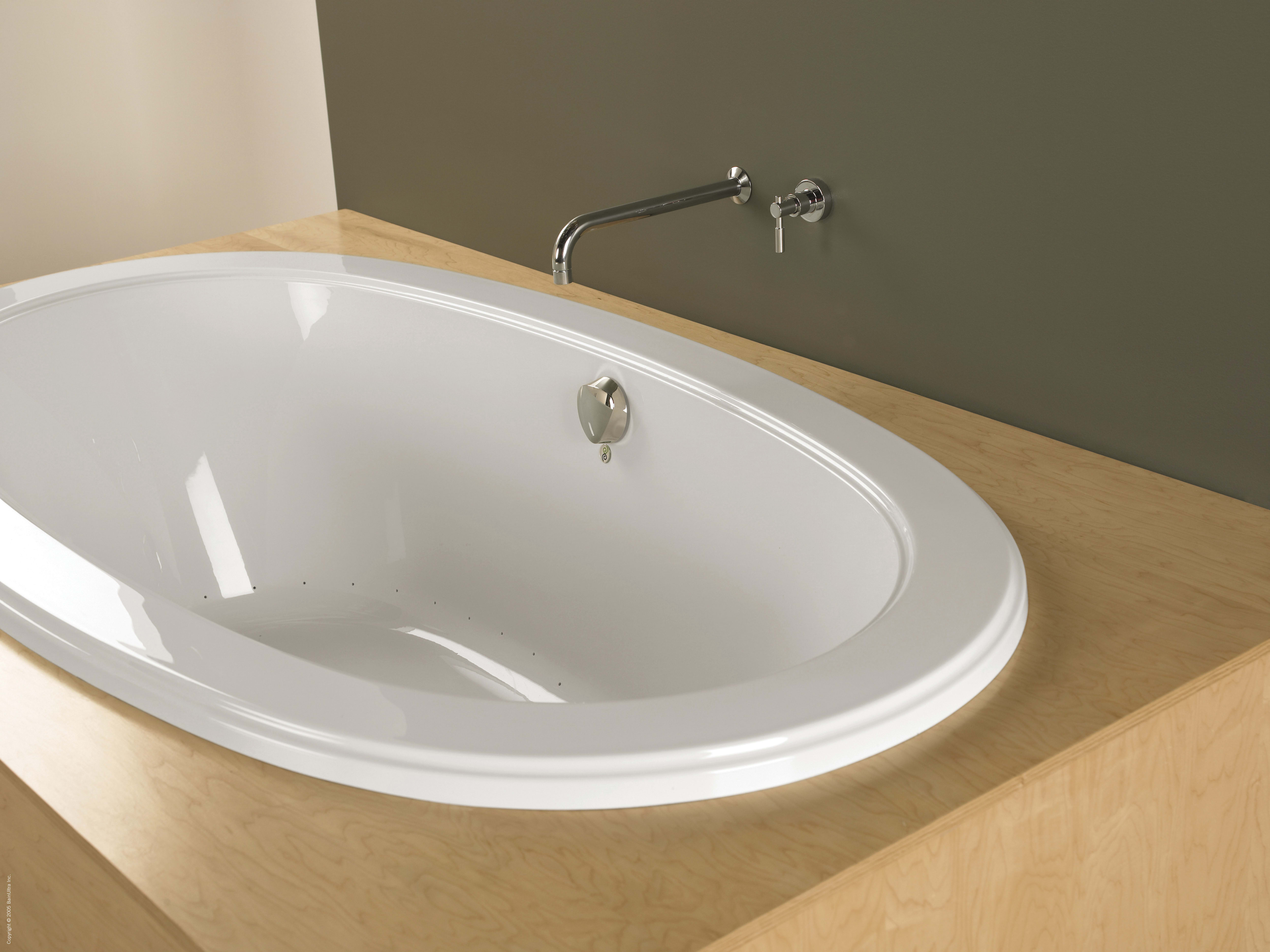 Bain Ultra BMEUOUM0T Ellipse Thermomasseur Tub | QualityBath.com