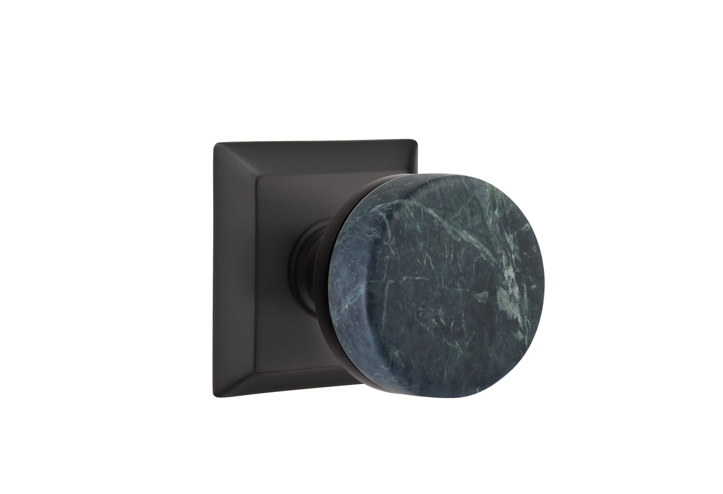 Emtek 8131CCMRKGN Select Green Marble Knob With Conical Stem