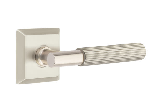 Emtek C8131US26.TAUS7.SKMW Select Straight Knurled Lever