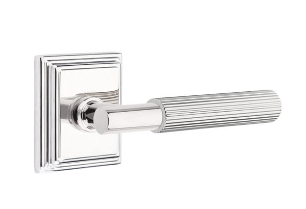Emtek C8261US10B.TAUS10B.SKUS4 Select Straight Knurled Lever