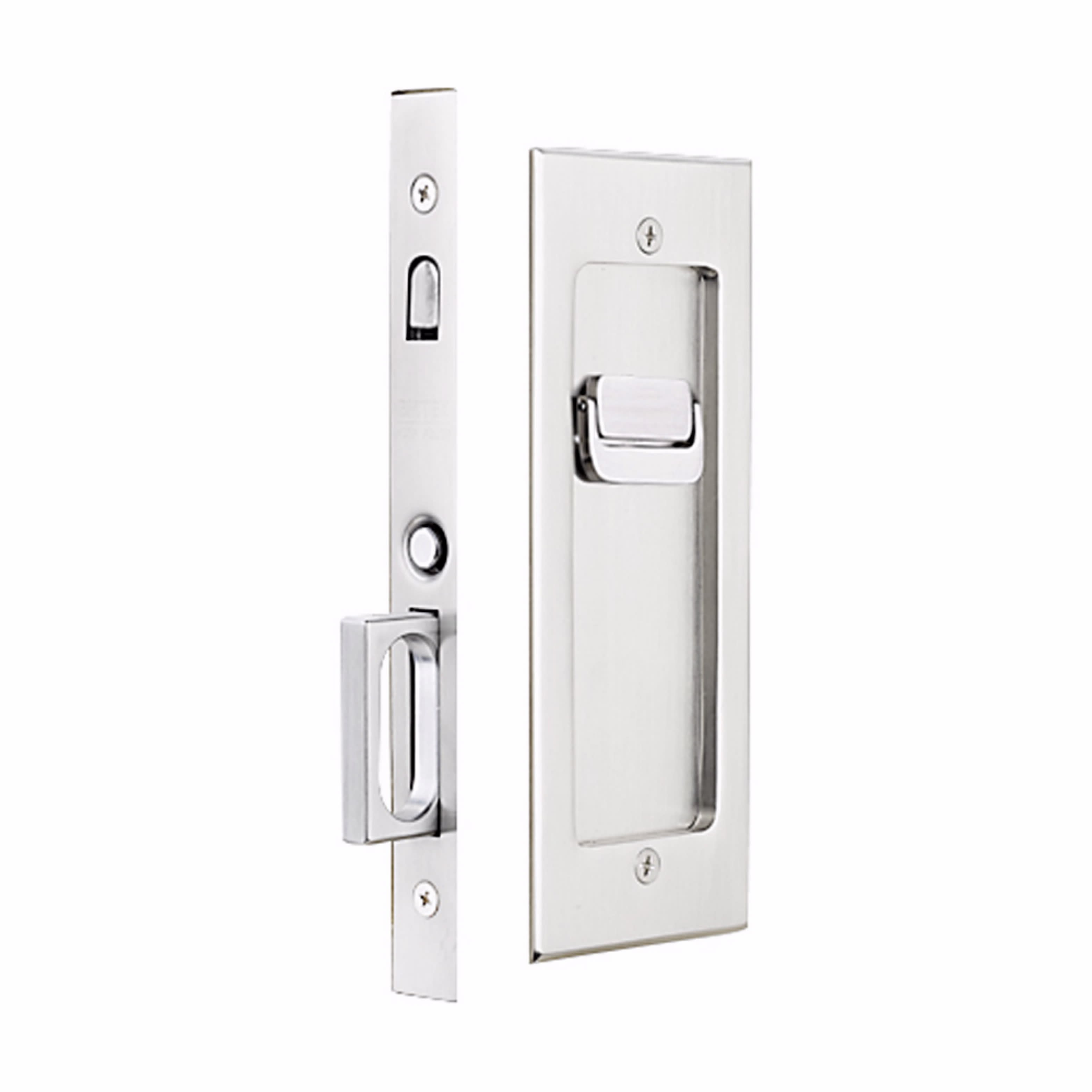 Emtek 2115US7 Modern Rectangular Pocket Door Mortise Lock