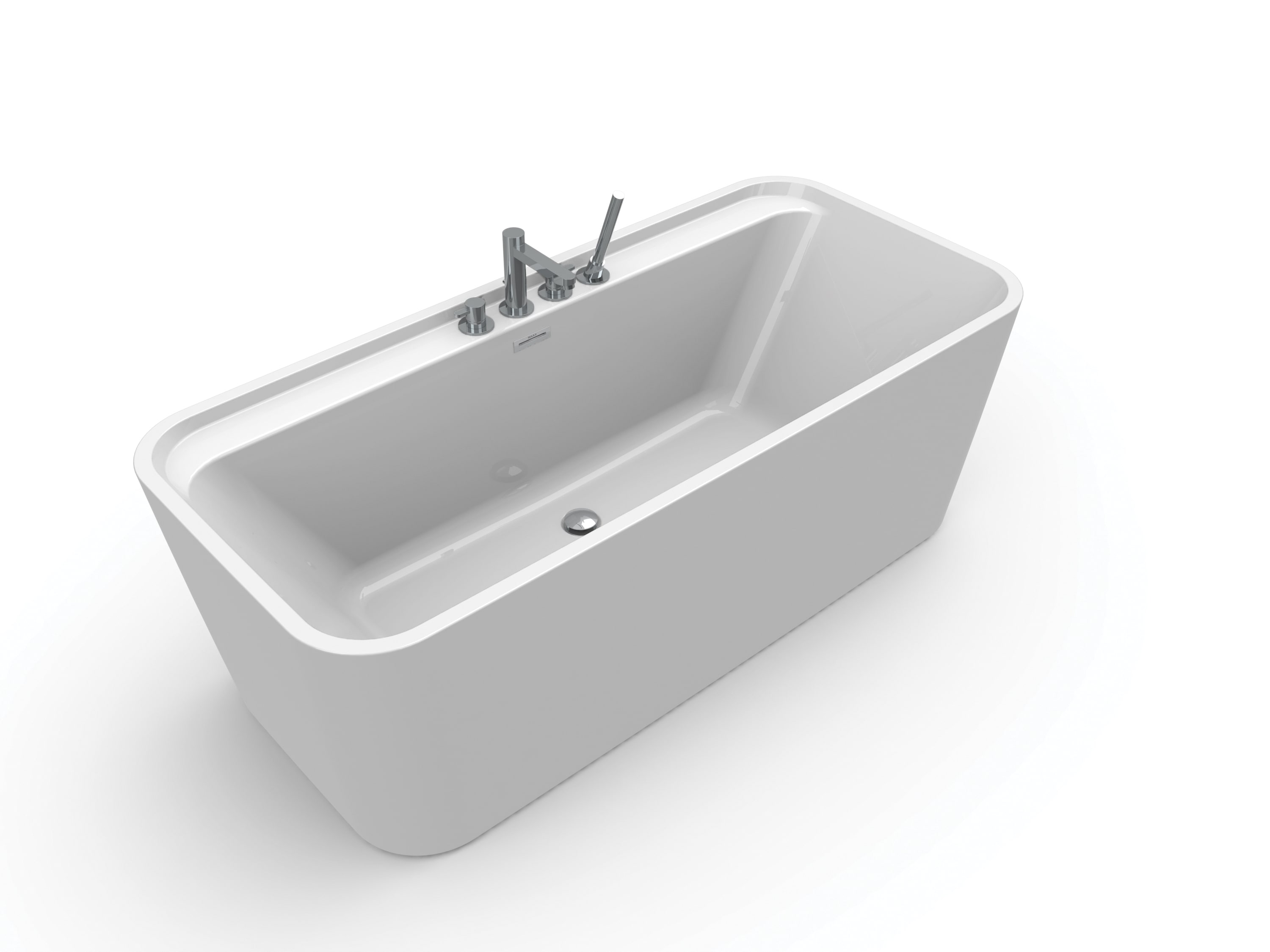 Maax 106386-000-001-000 Oberto Freestanding Soaker Tub 