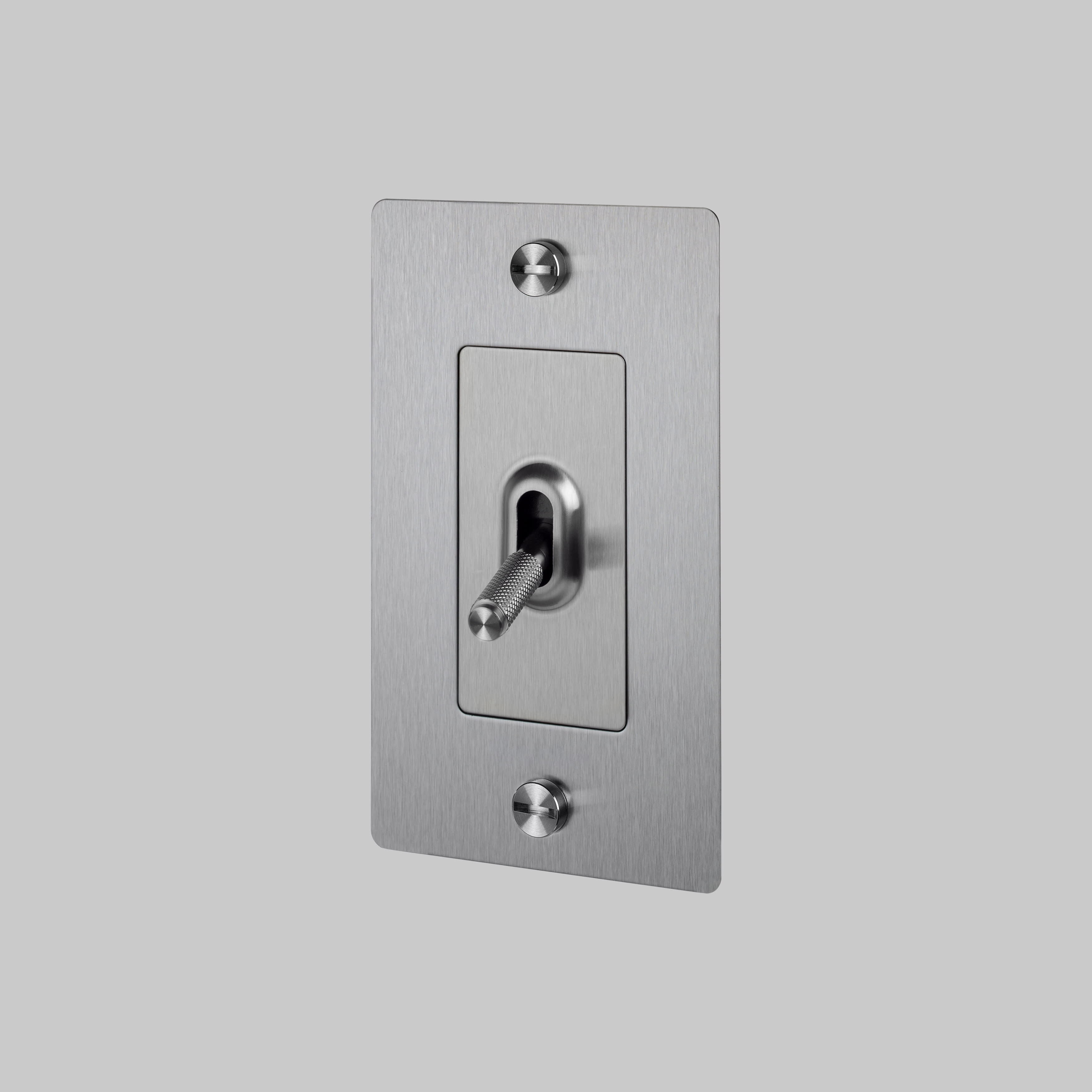 Buster + Punch Toggle Switch NL 1 Gang Toggle Switch Without