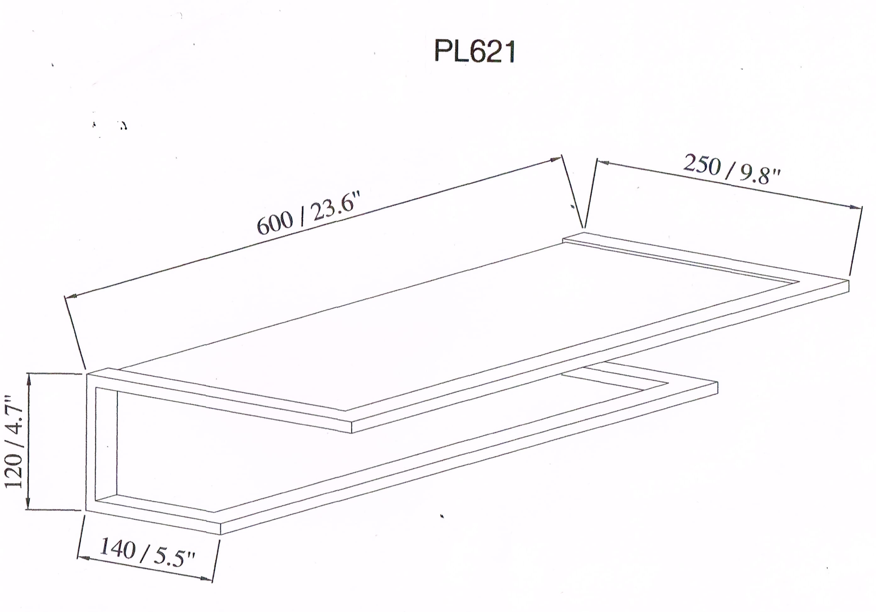 Cool Lines - Platinum Shower Organizer/Shelf - PL711SAT