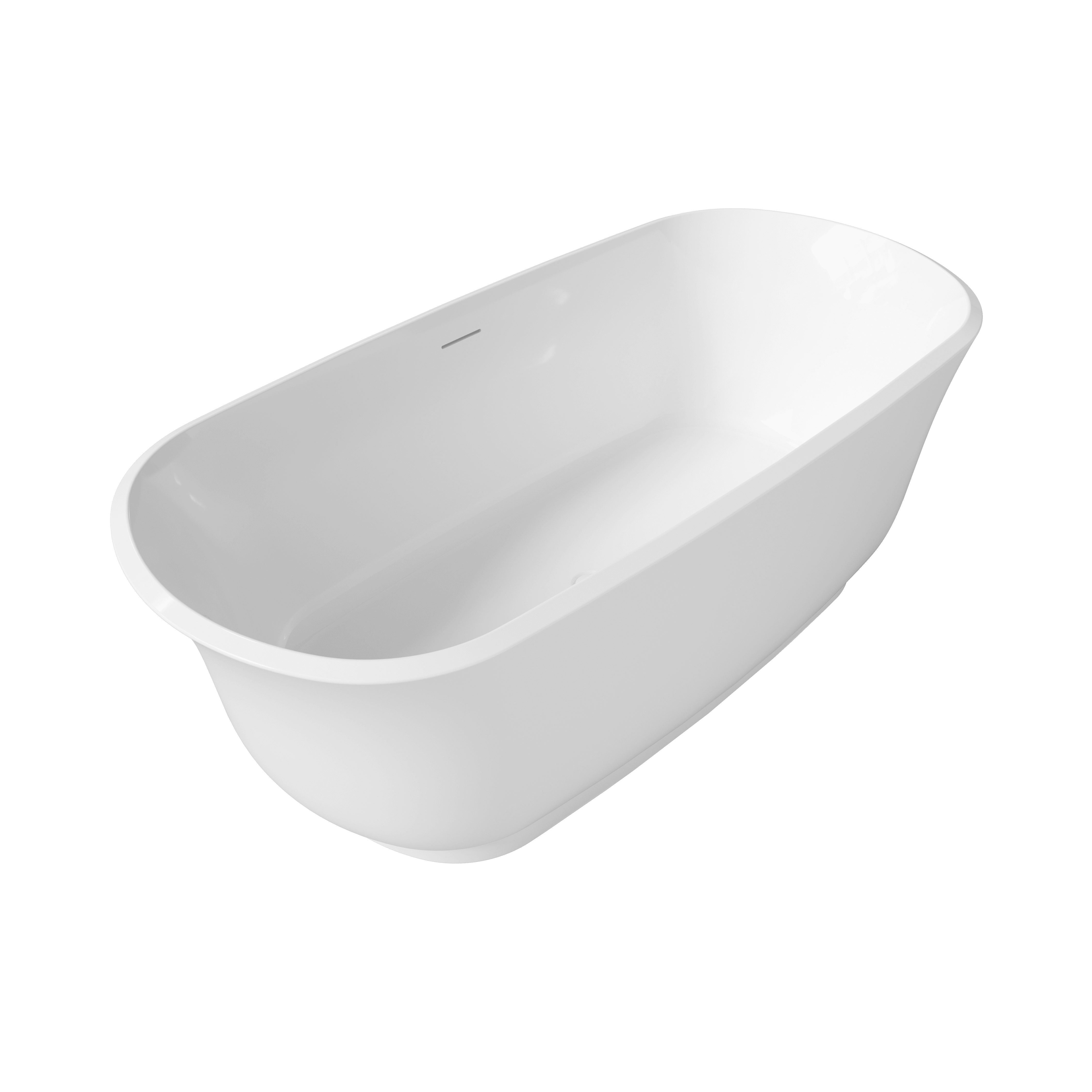Perlato PTXSNA6732-GW Sona Soaker Tub | QualityBath.com