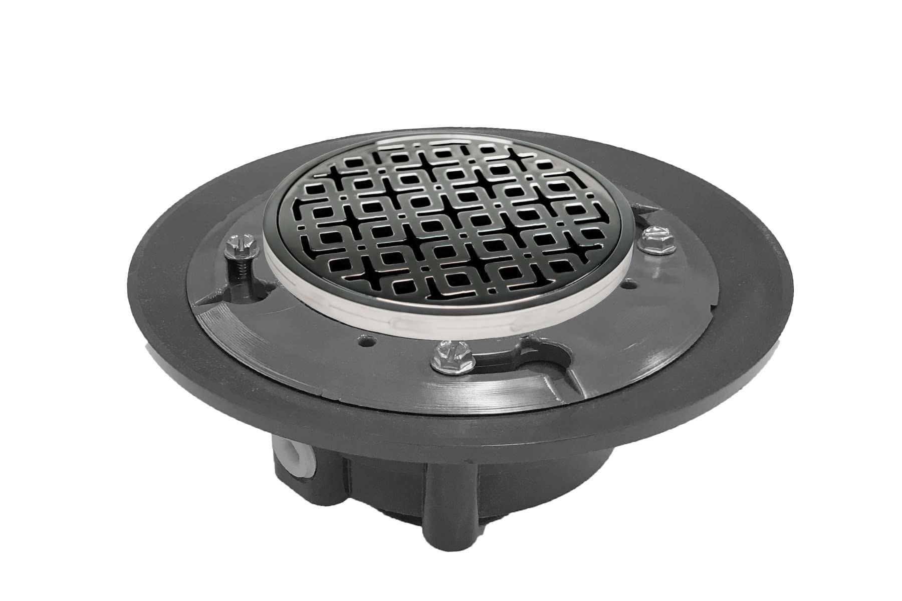 Infinity Drain RMD 5-2 5 Round Complete Kit With Moor Pattern Decorative  Plate And Drain Body