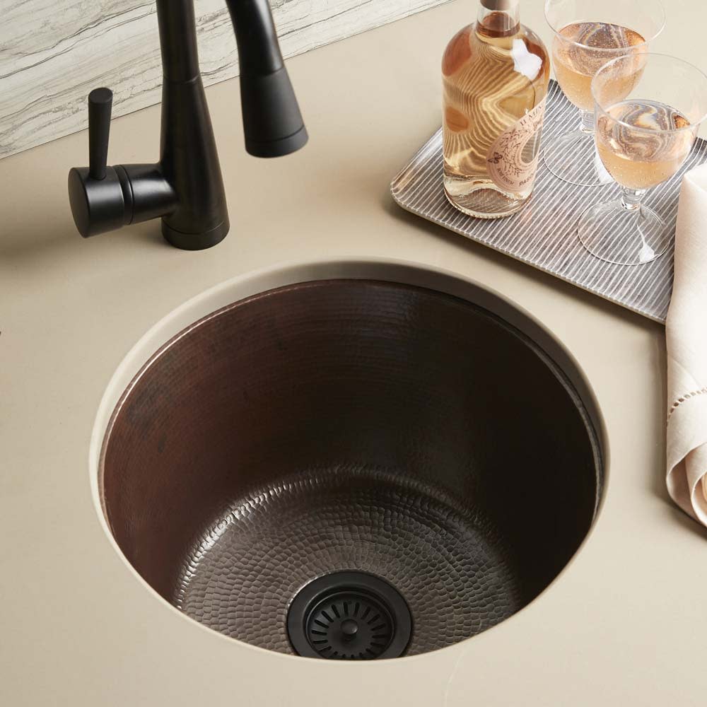 Native Trails DR320-WC 3.5 Basket Strainer - Weathered Copper