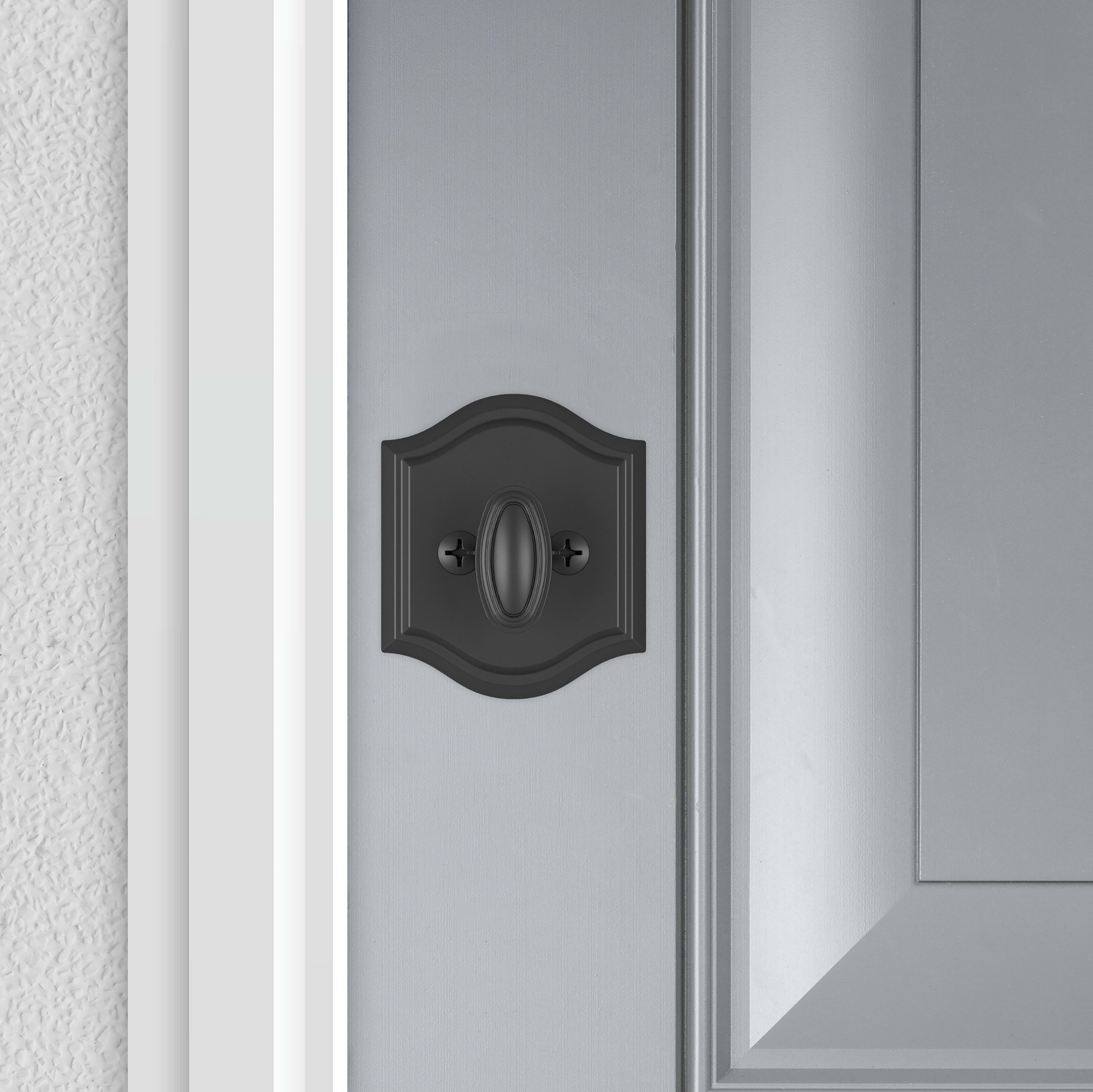 Baldwin SC.TAD Traditional Arch Single Cylinder Deadbolt - Keyed Entry Lock In Polished Chrome - View #2