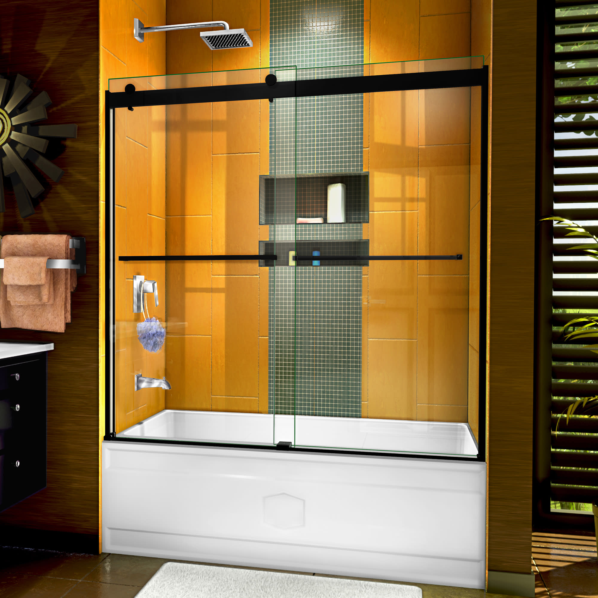 Dreamページ DreamLine SHDR-6360602 Sapphire Tub Door | QualityBath.com