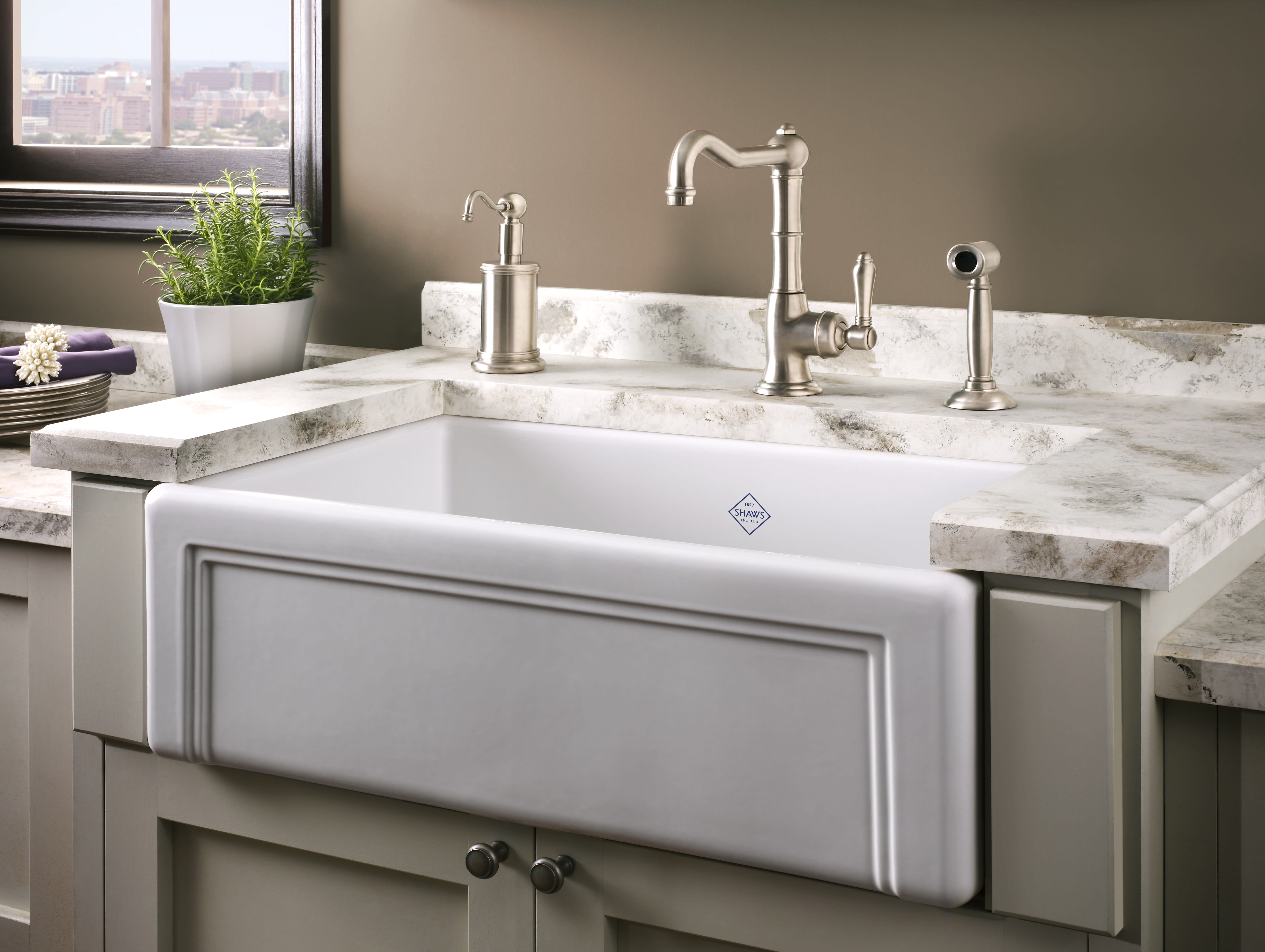 Shaws original 2025 farmhouse sink grid