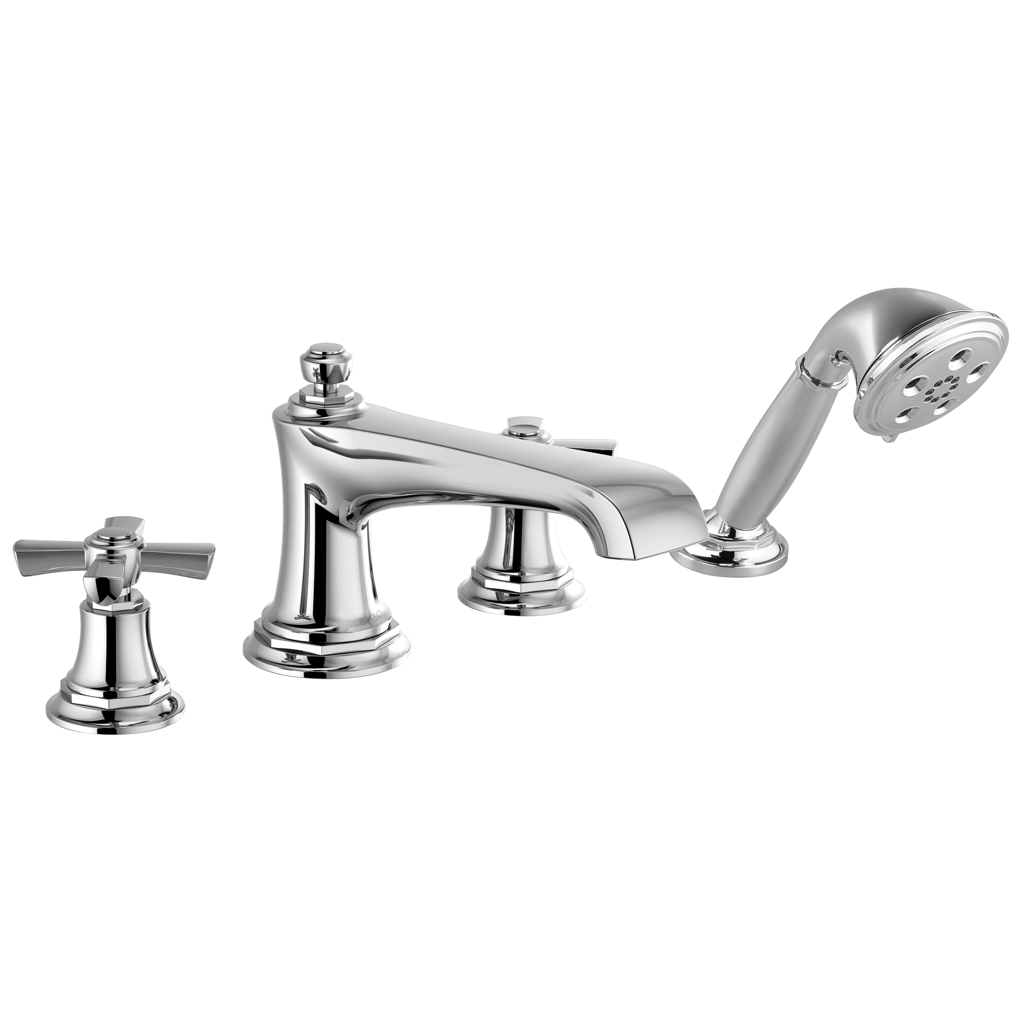 Brizo T67460-PCLHP Rook Roman Tub Faucet with Handshower - Less Handles