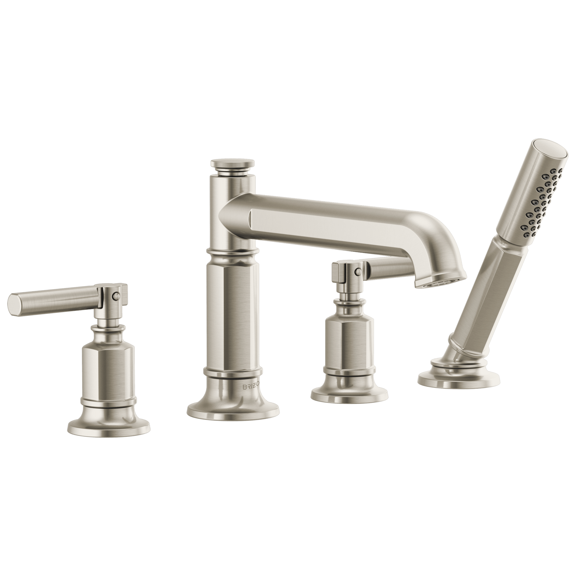 Brizo T67476 Invari Roman Tub Faucet With Handshower | QualityBath.com