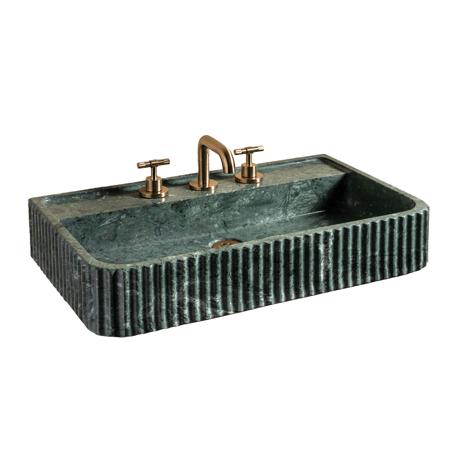 Stone Forest TD-THN52-FLT Elemental Fluted Lumbre Sink Stone Forest TD-THN52-FLT Elemental Fluted Lumbre Sink