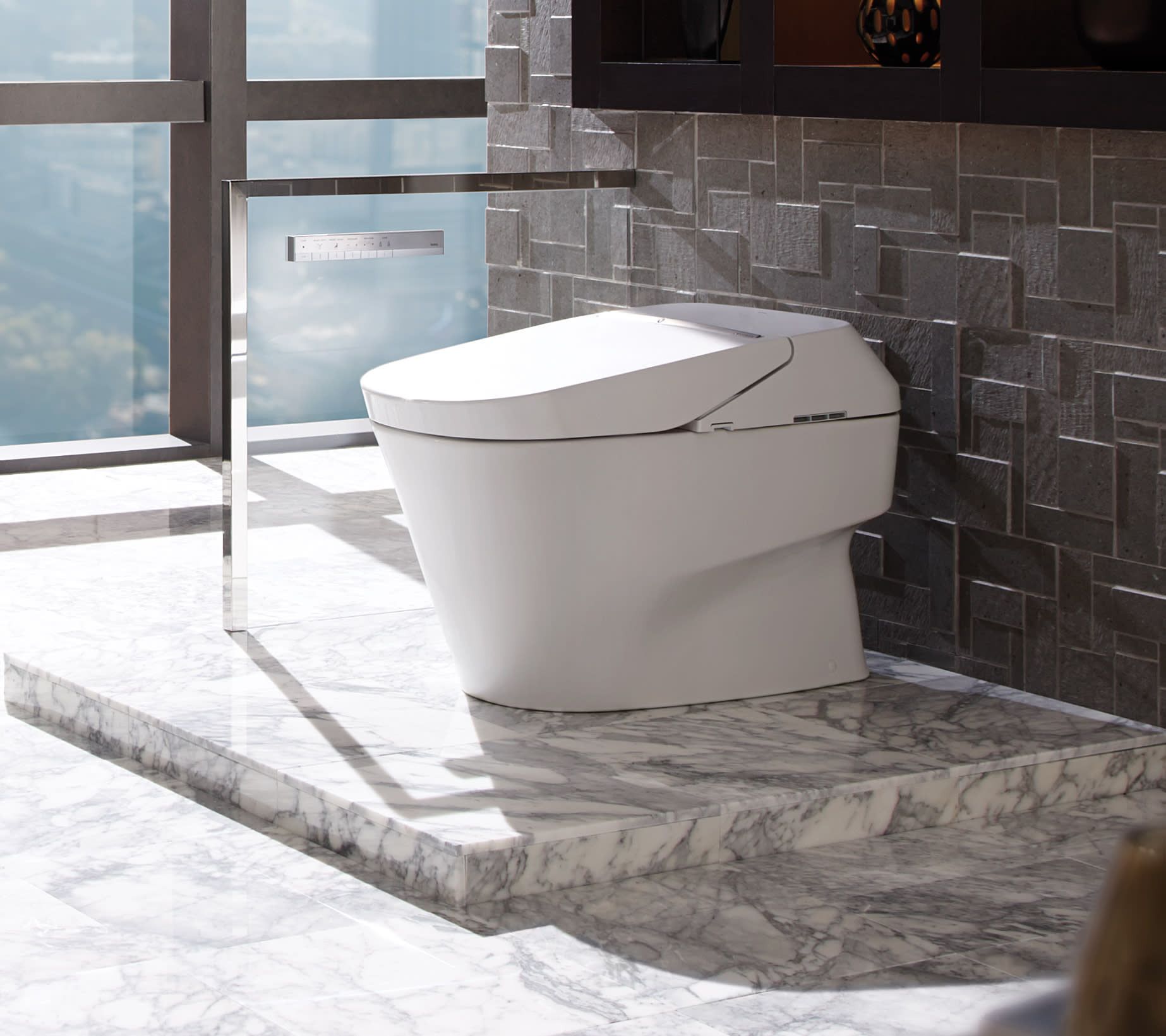 Toto MS992CUMFG#01 Neorest 700h Dual Flush Toilet 1.0gpf/0.8gpf 