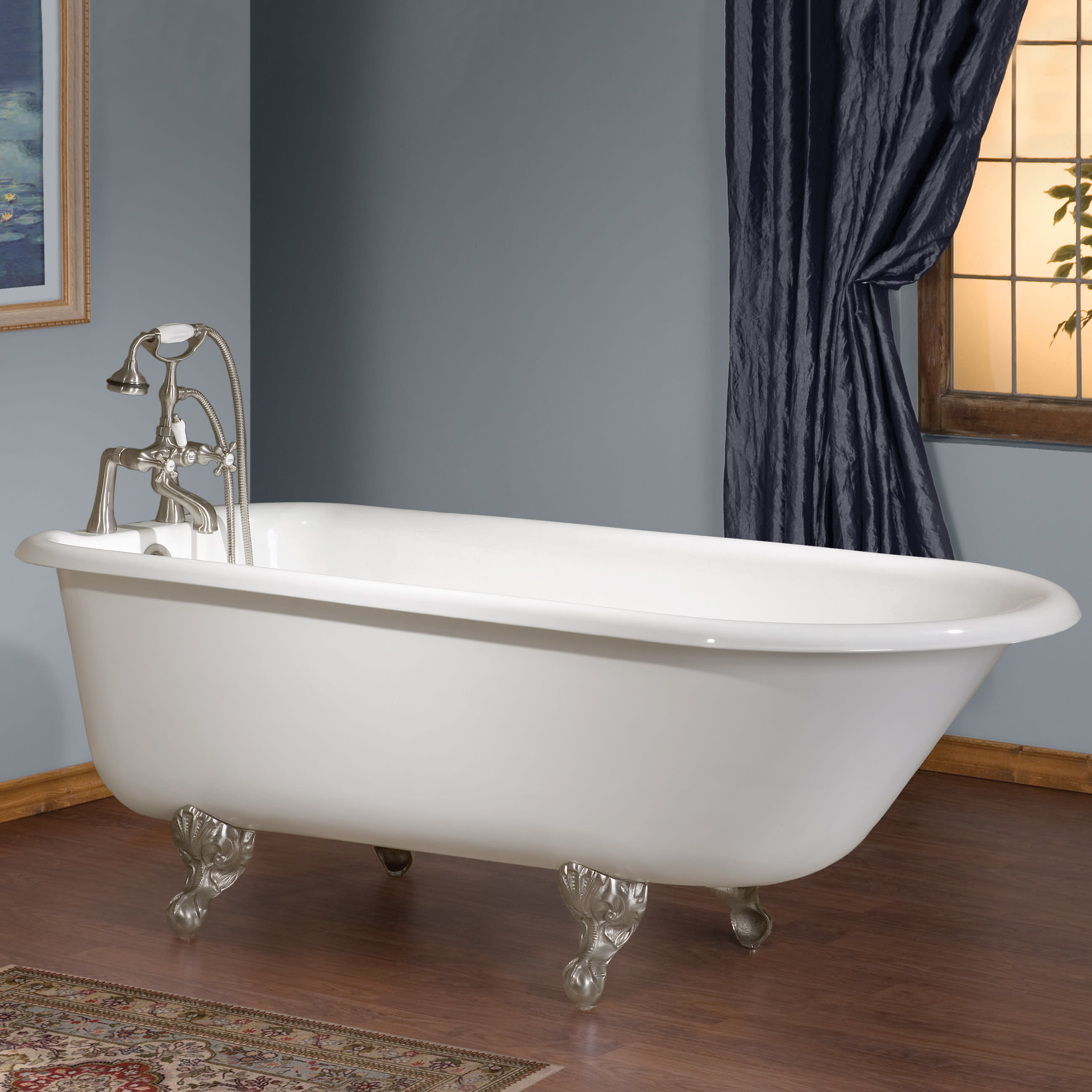 Cheviot 2100 Ww Bn Traditional Freestanding Soaker Tub Qualitybath Com