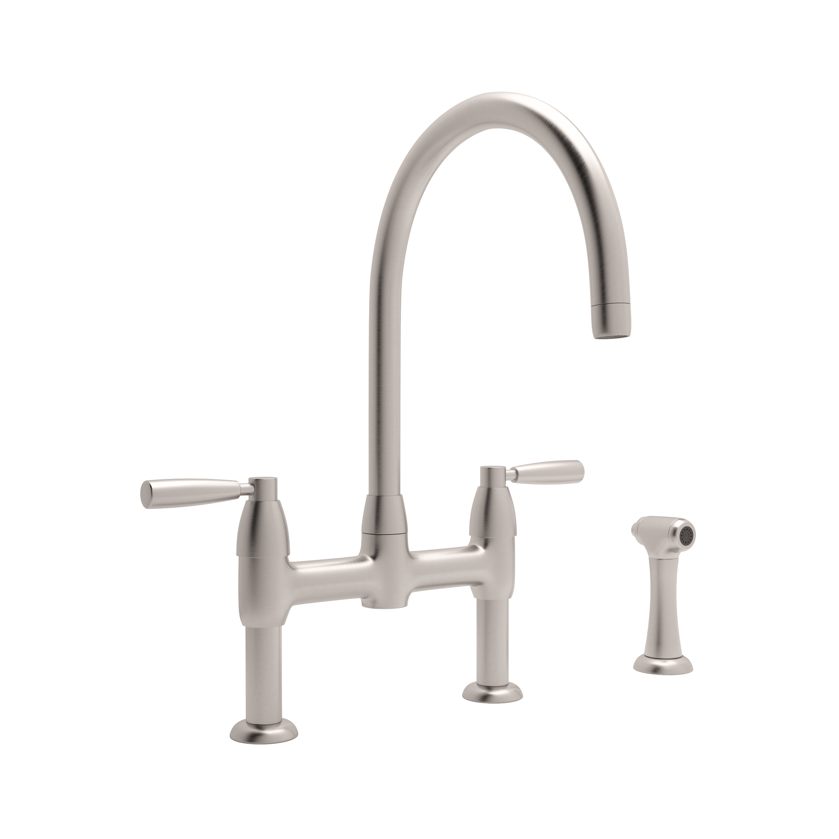 Rohl U.4273LS, U.4272X Perrin & Rowe Holborn Bridge Faucet With