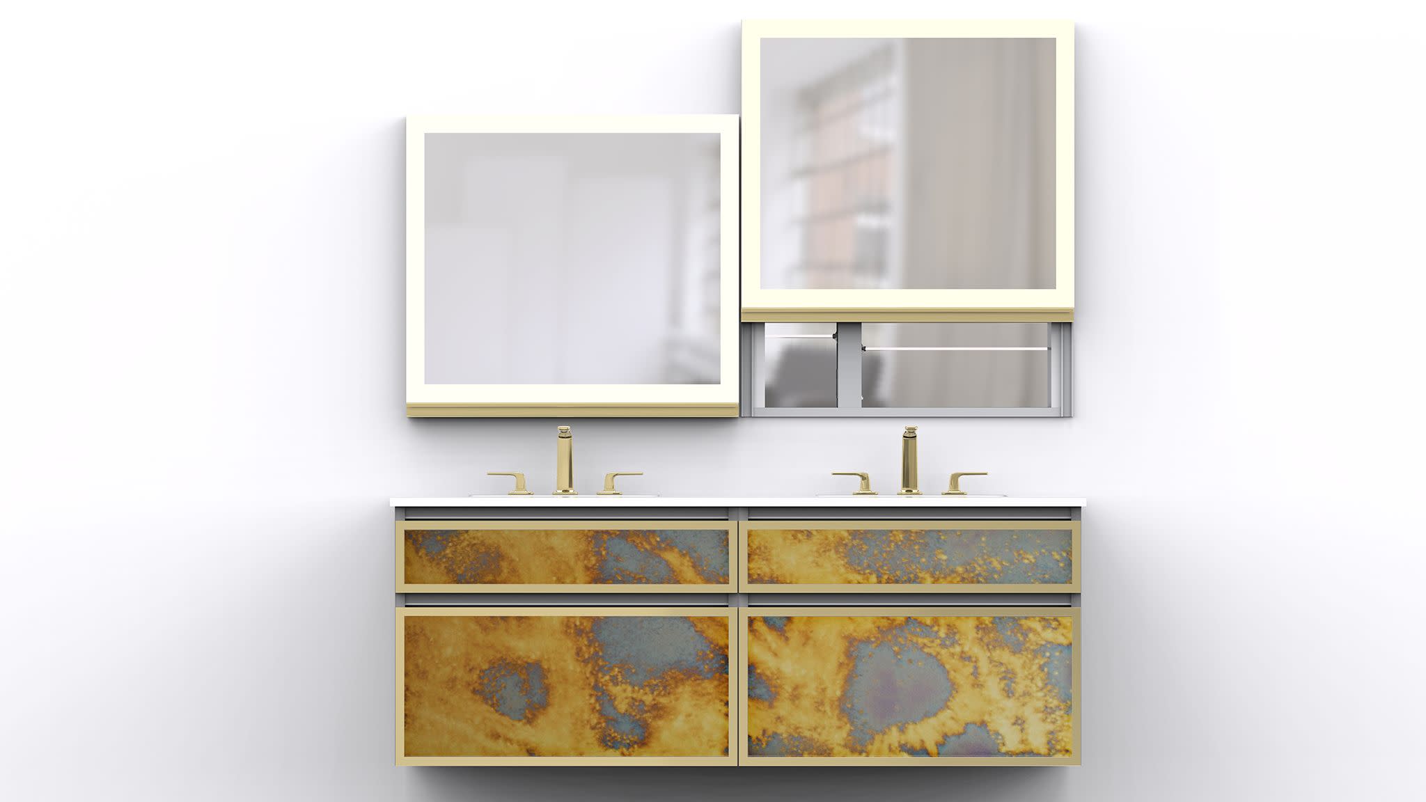 Robern Uc3627fpl Uplift Flat Plain Mirrored Cabinet | Cabinets Matttroy