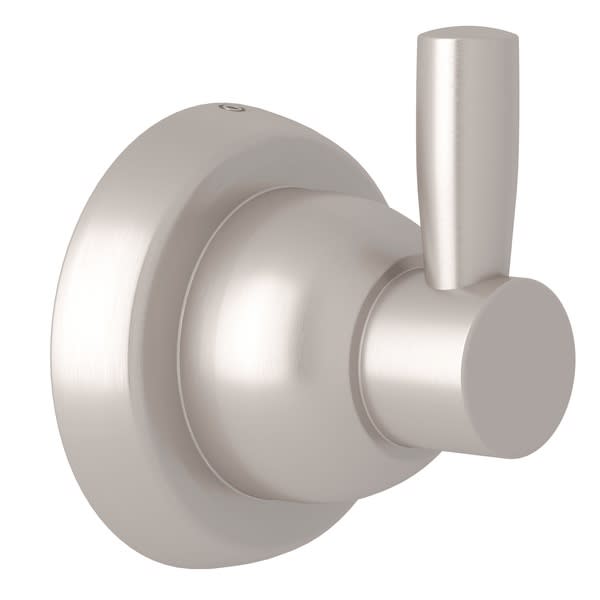 Perrin & Rowe Deco Wall Mount Double Robe Hook - Polished Nickel