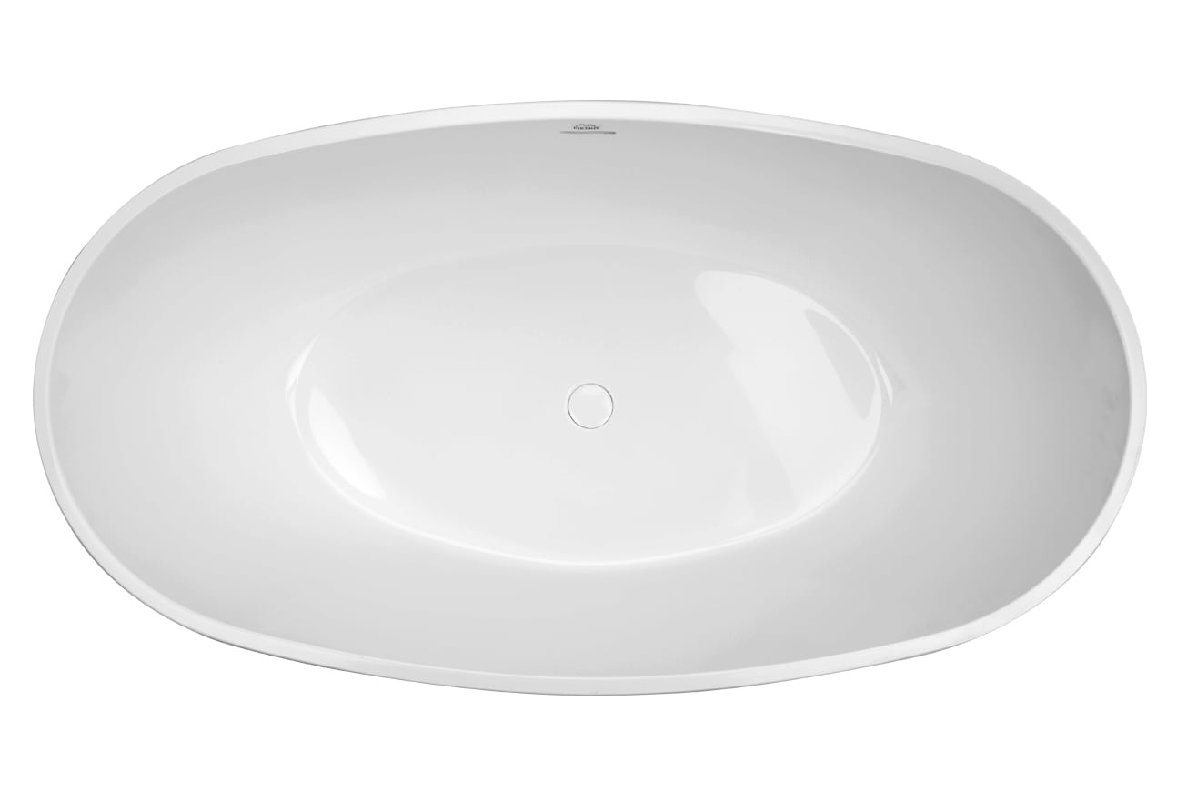 Hydro Systems ALA6634HTO-WHI Alamo Freestanding Soaker Tub