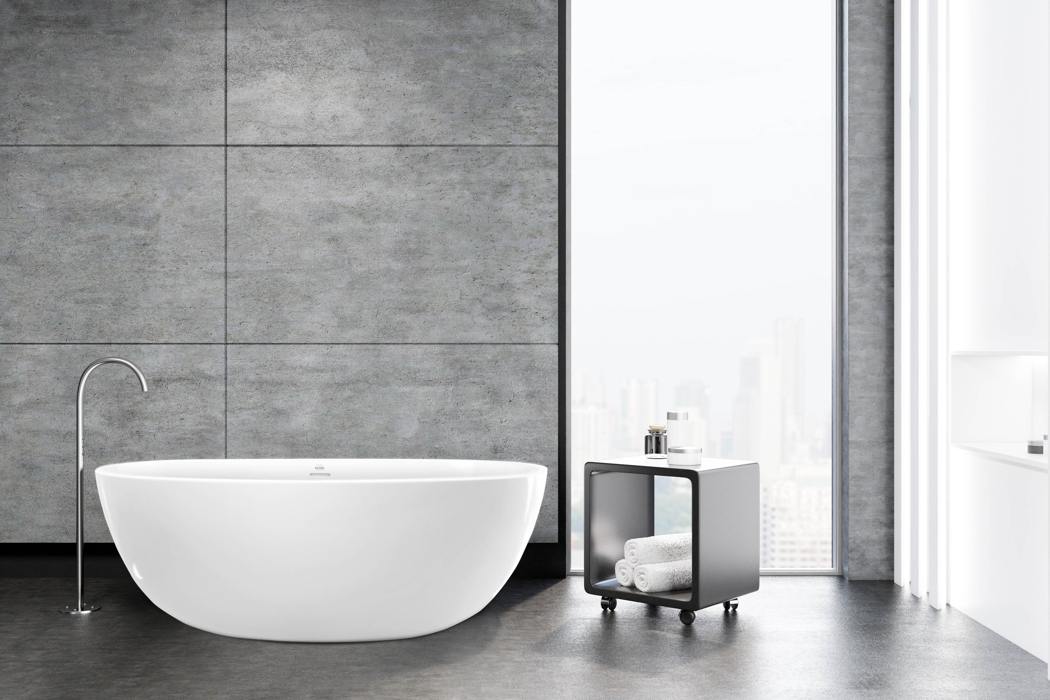 haruto#36様 Hydro Systems ALA6634HTO-WHI Alamo Freestanding Soaker Tub