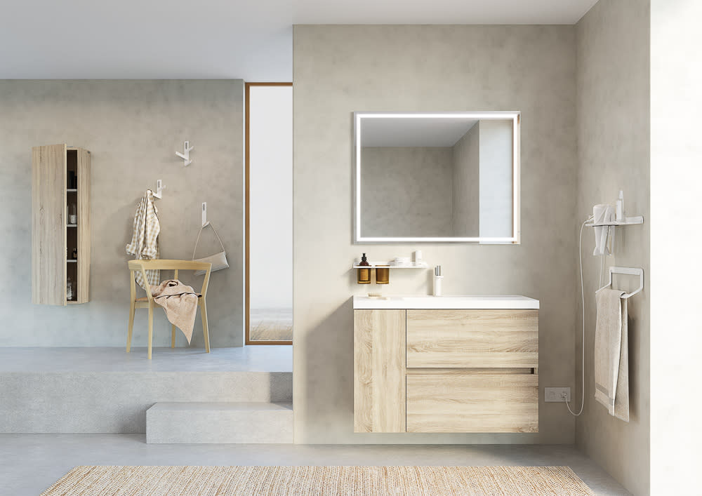 Sonia 161126 Aluminium Light Mirror | QualityBath.com