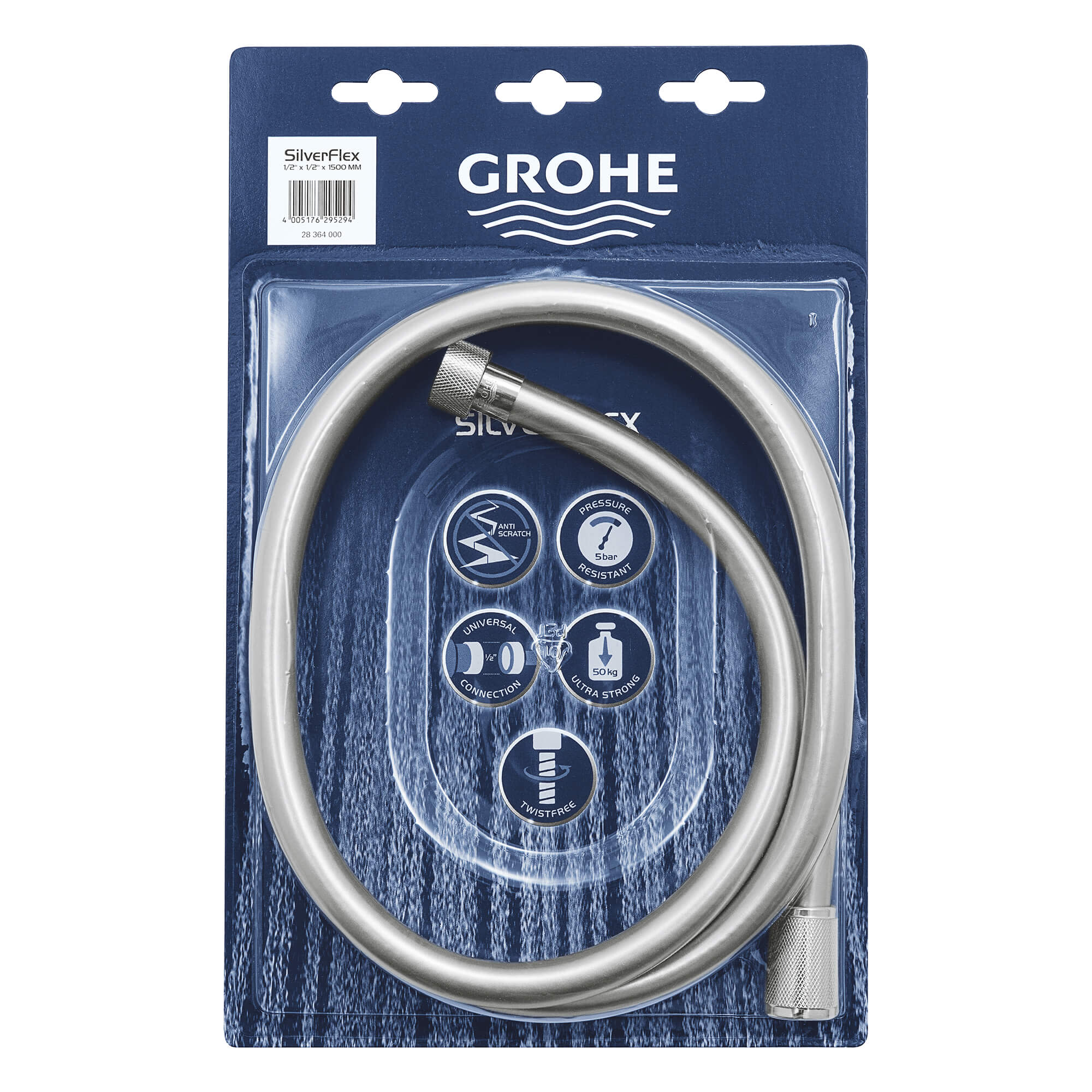 Flexible de douche en métal GROHE 46104000 - GROHE - 46104-000