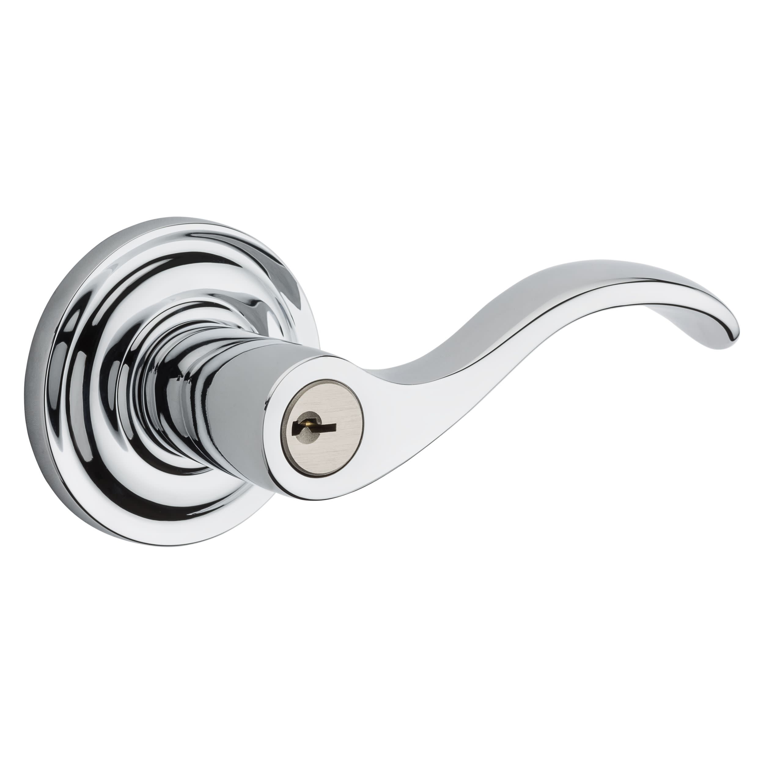 Baldwin Hardware EN.CUR.R.TRR Curve Keyed Lever