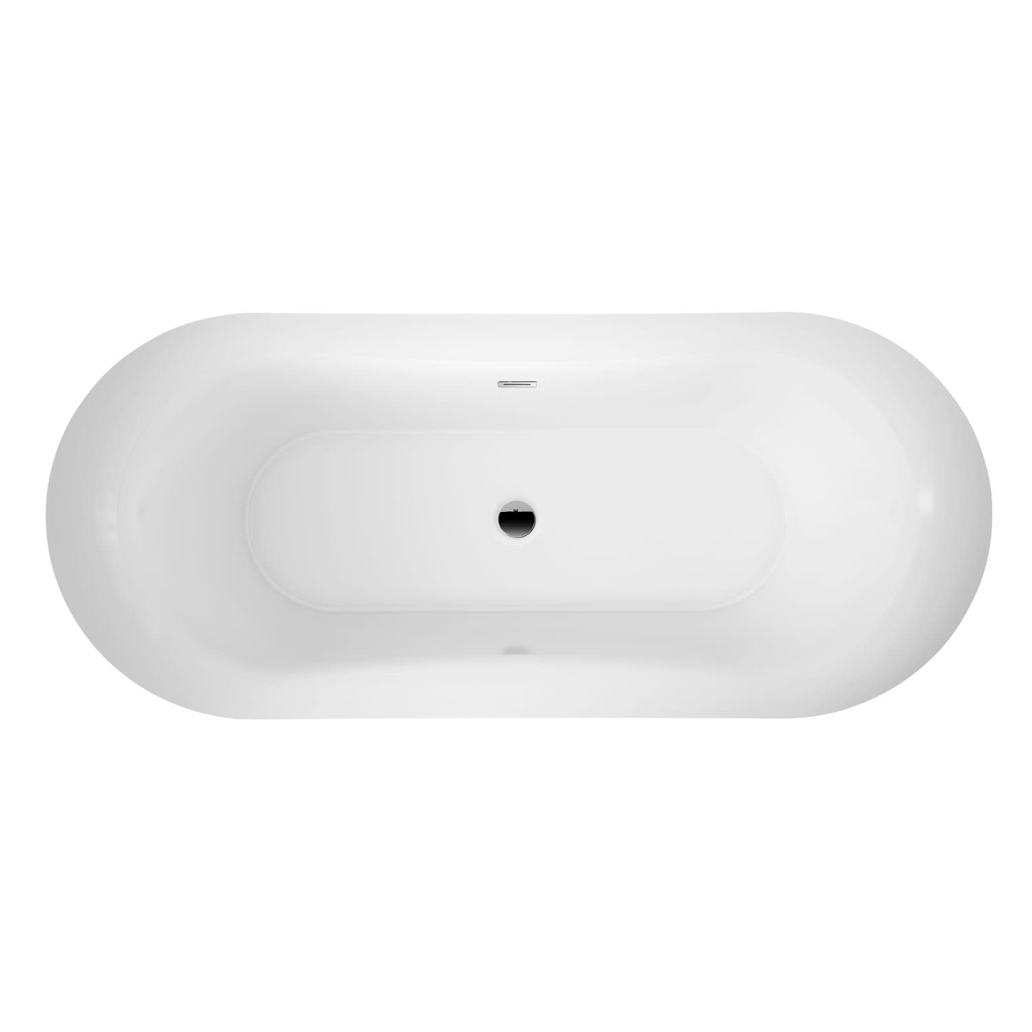 Barclay ATFDSN72IG Nydia Double Slipper Tub With Integrated Drain