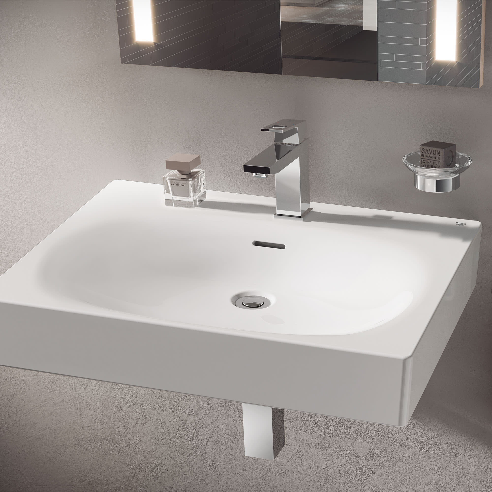 Grohe 39656000 Eurocube Bathroom Sink