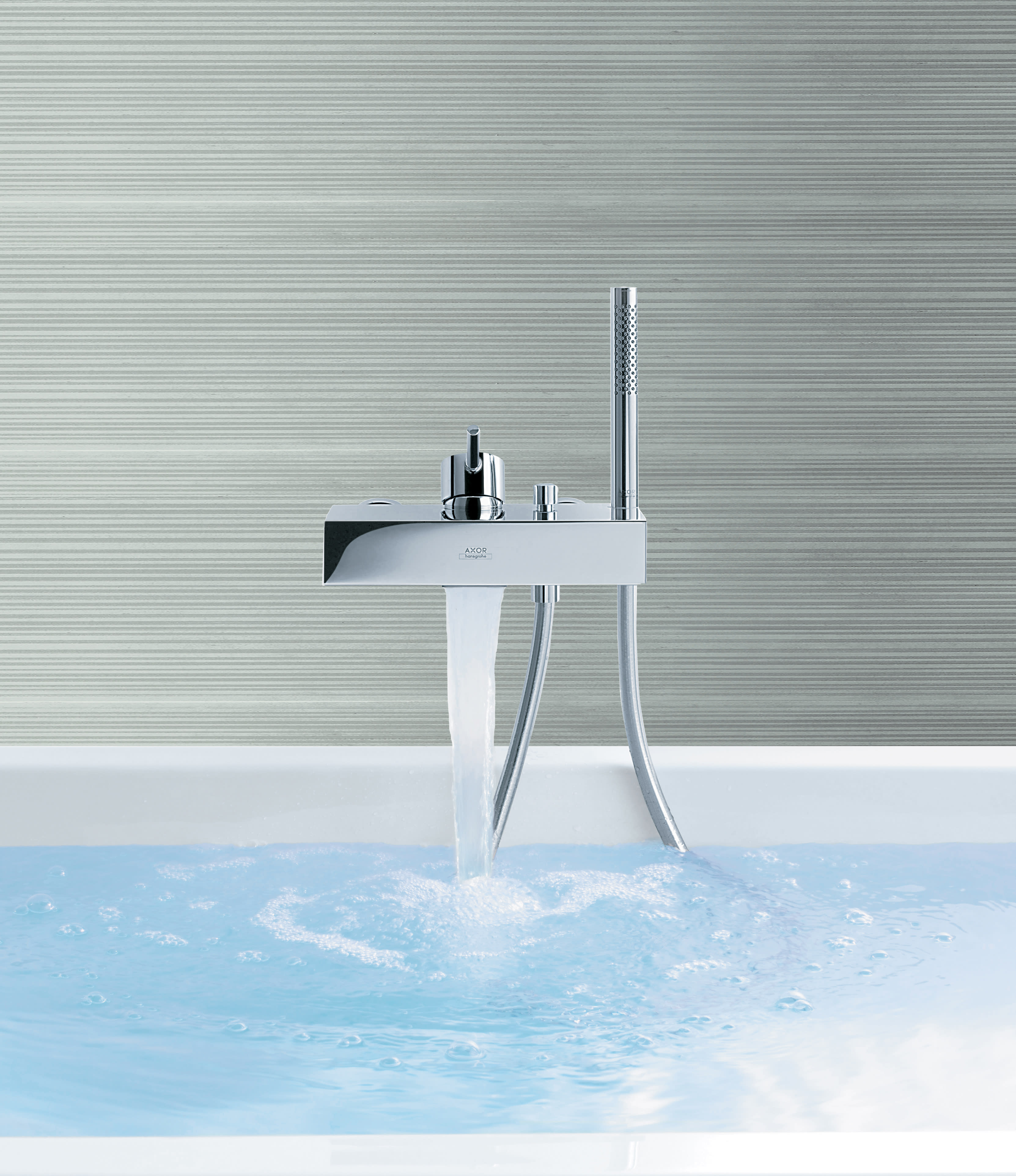 Axor 10402001 Axor Starck X Wall Mount Tub Filler | QualityBath.com