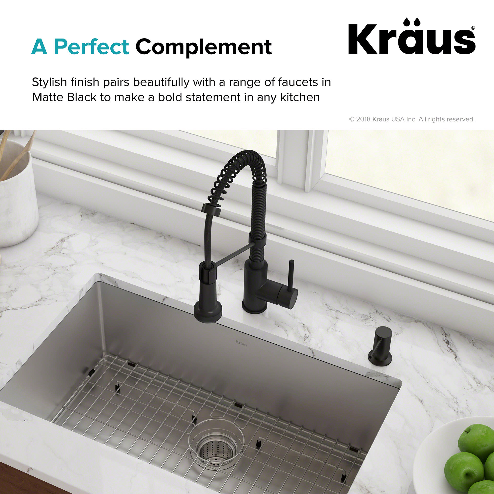 Kraus KSD-41 Kitchen Sink Soap Dispenser 