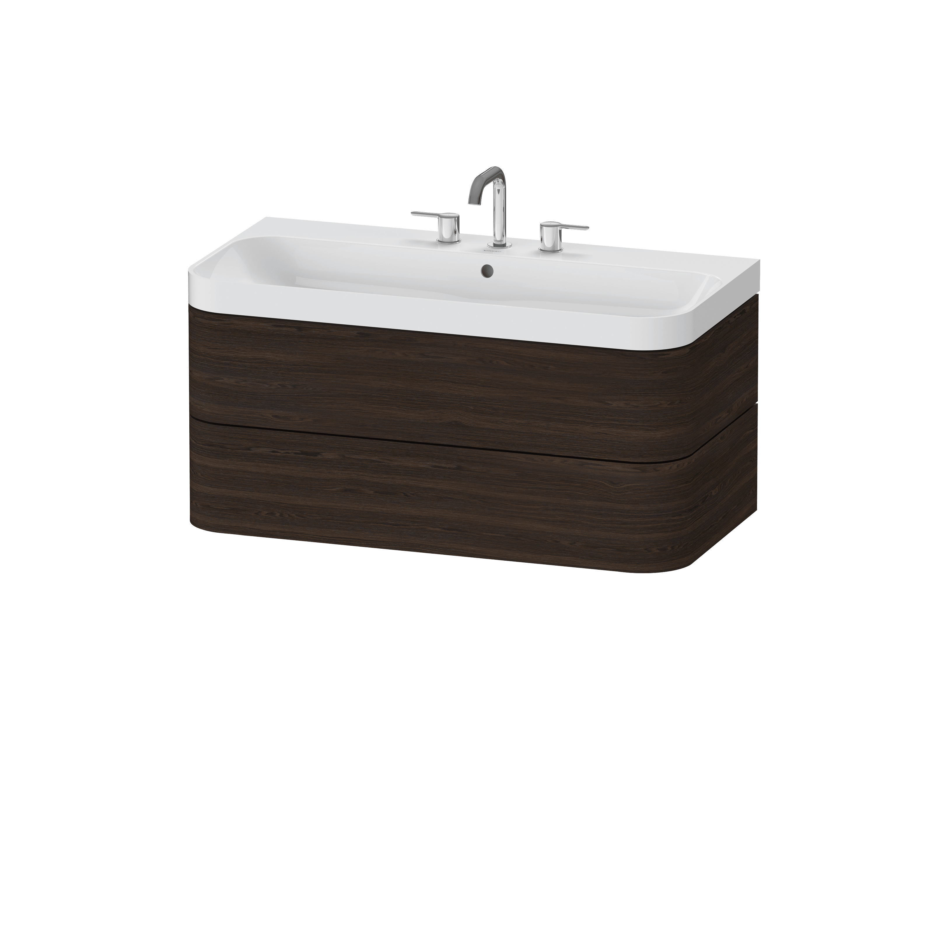 d2×24 Duravit HP4348O7171 Happy D.2 Plus 38-3/8