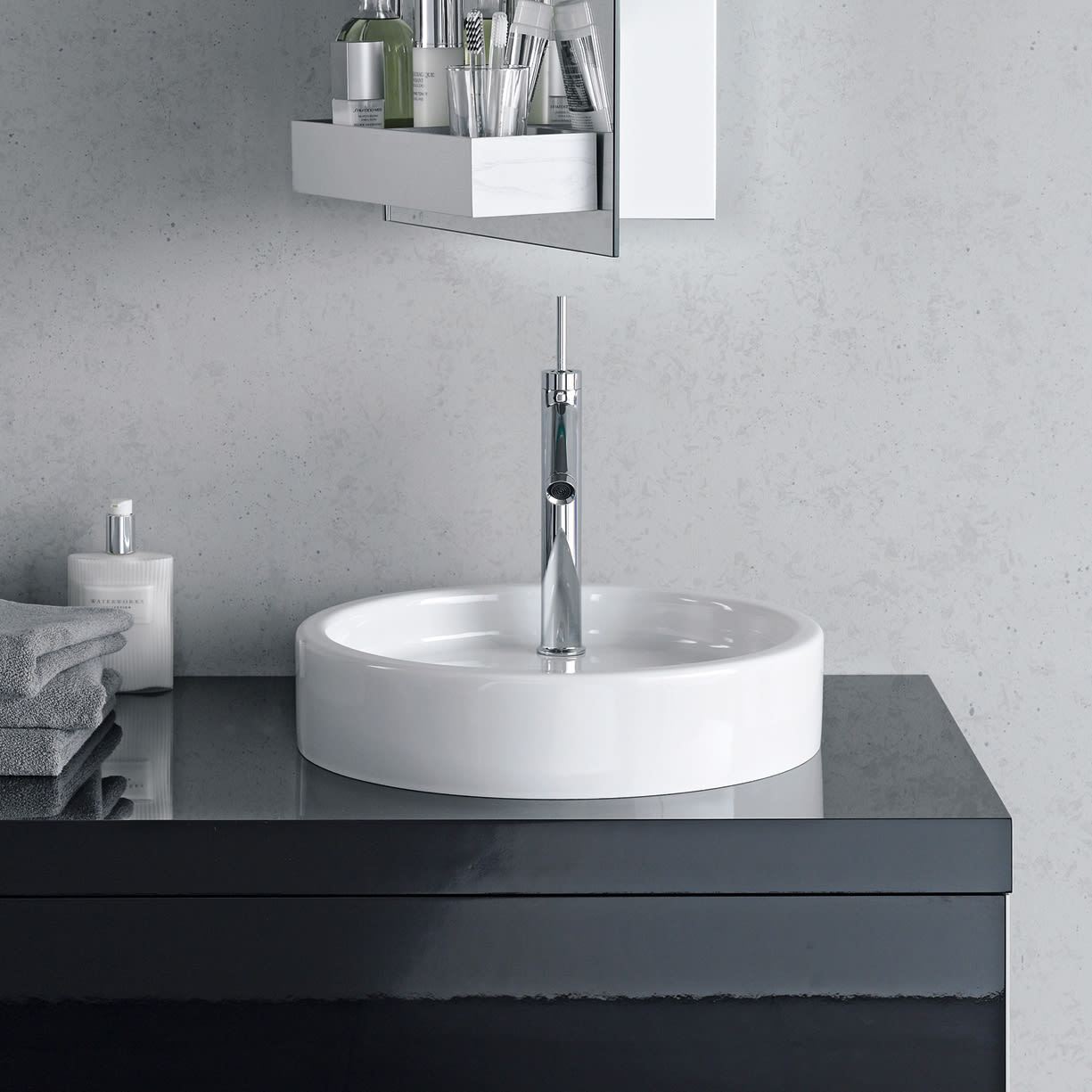 Robinet Salle De Bain Hansgrohe Axor Starck – 1 Trou, 1 Poignée – Inox Brossé – Neuf