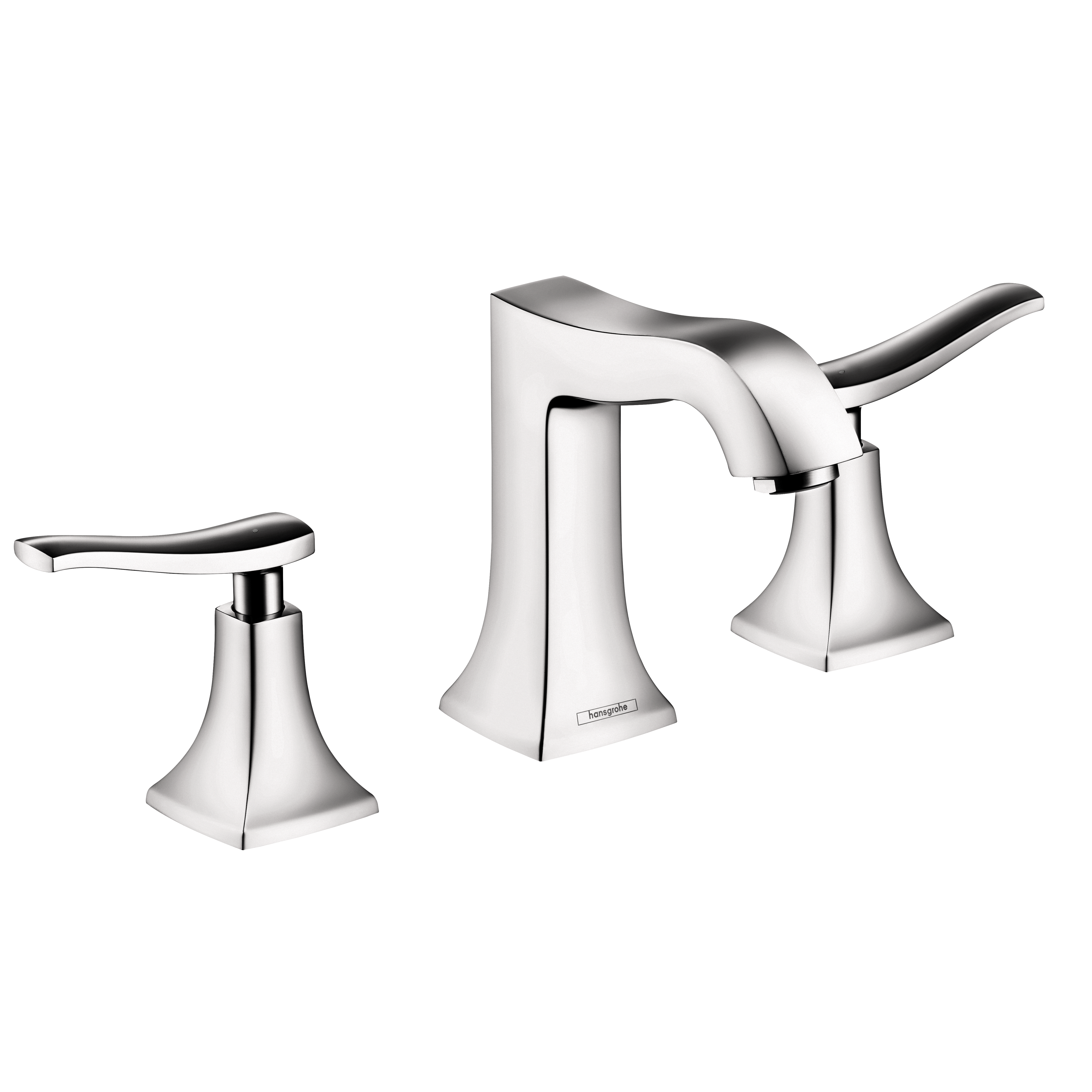 Hansgrohe 31073001 Metris C Widespread Faucet | QualityBath.com