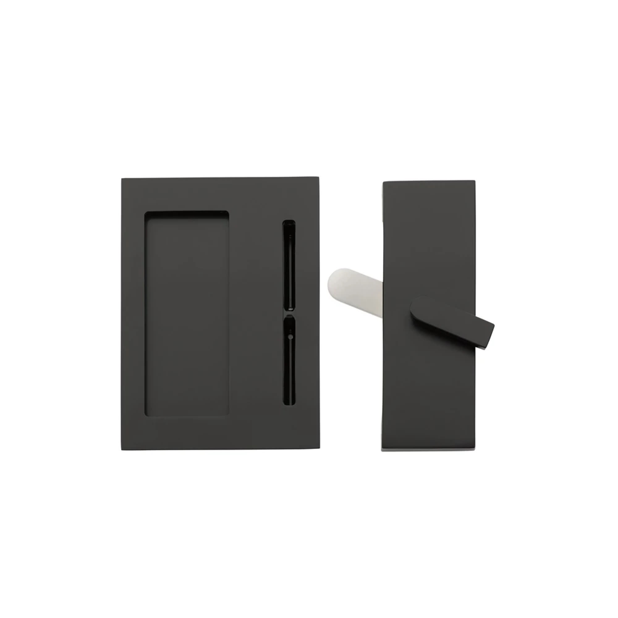 Emtek 222202 Modern Rectangular Barn Door Privacy Lock And Flush