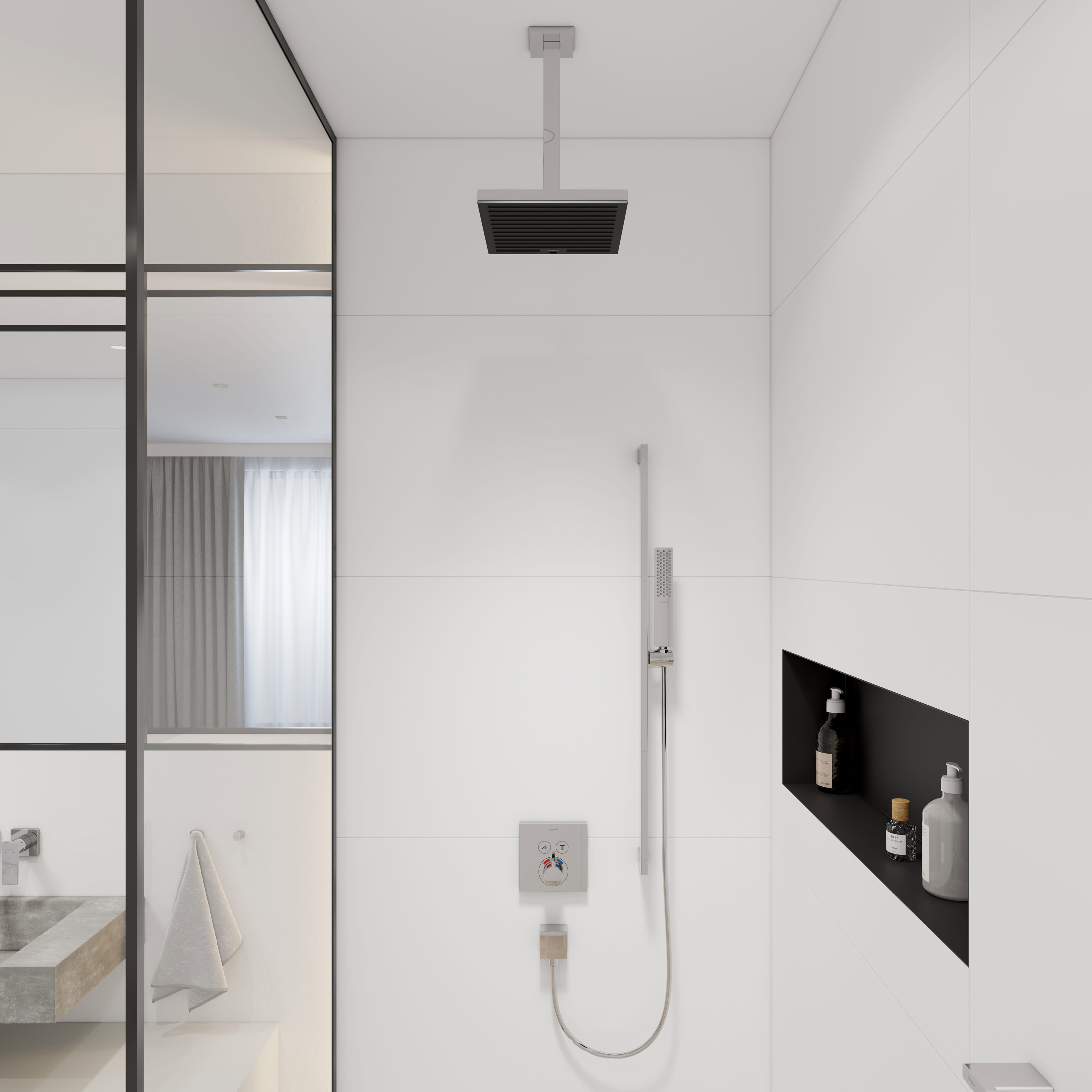 Hansgrohe 24339001 Pulsify E Extension Pipe E,12 | QualityBath.com