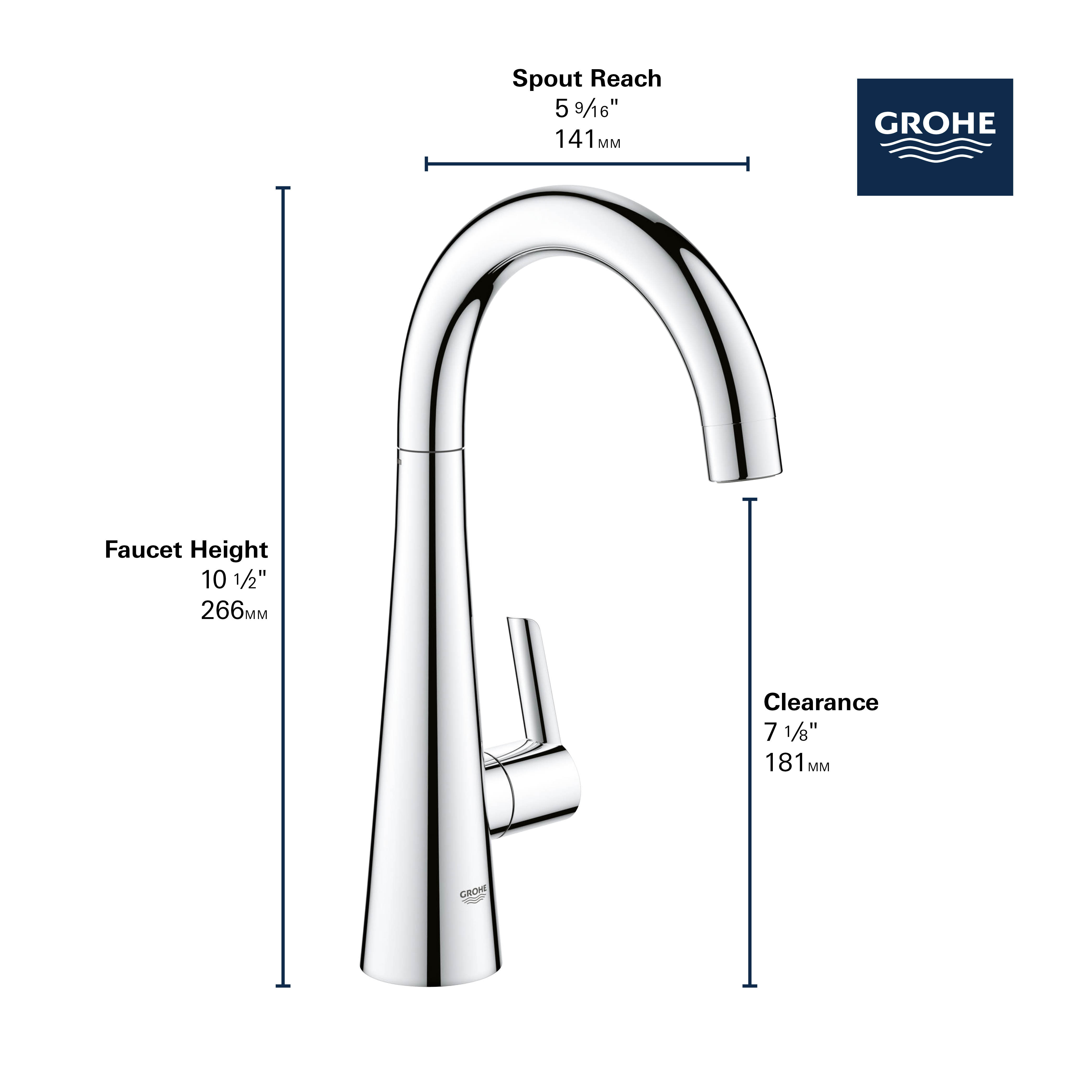 Grohe 30026 Zedra Beverage Faucet | QualityBath.com